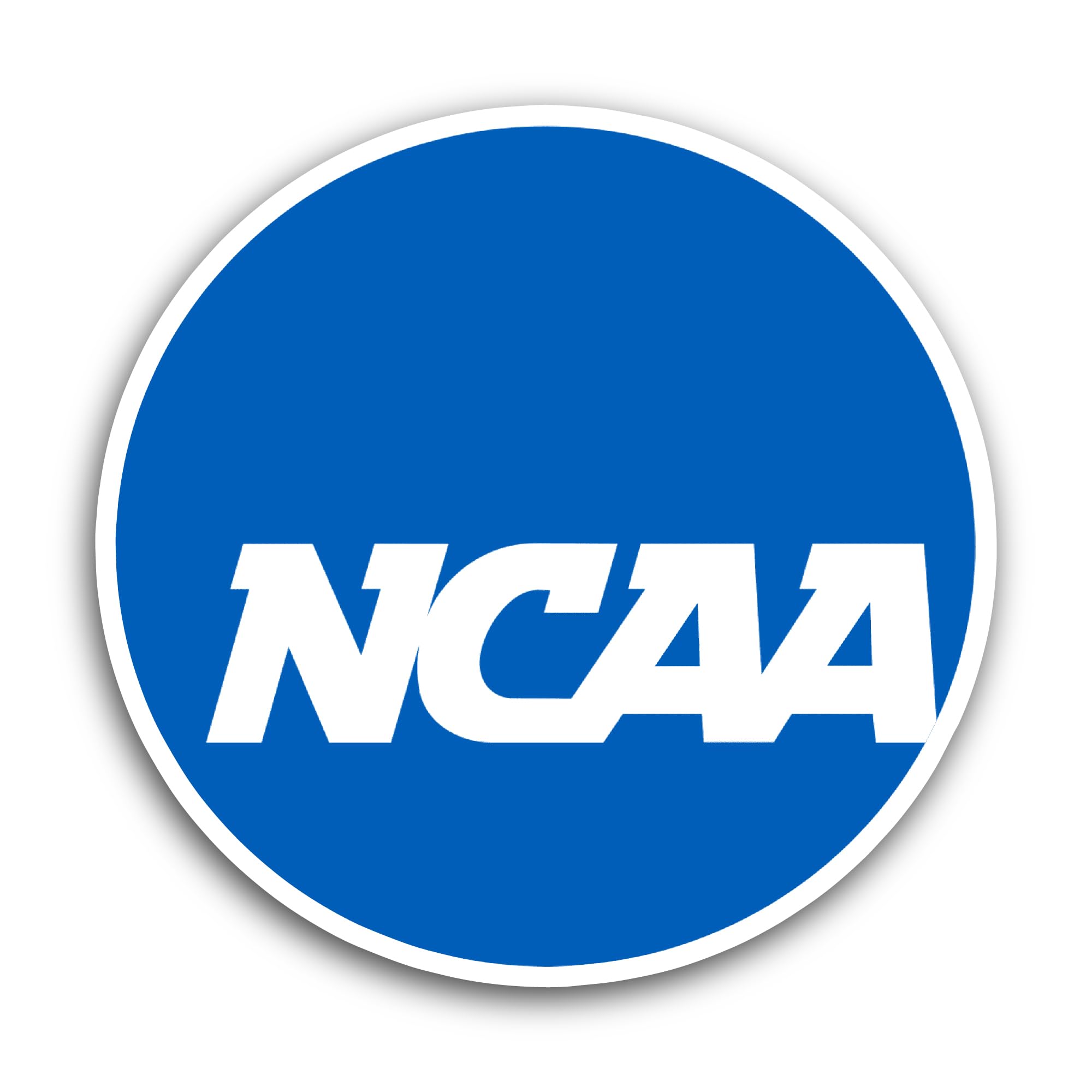 2 (Pieces) 3" and 5" National Collegiate Athletics Ass0ciation Sticker, Waterproof Vinyl Decals for 
