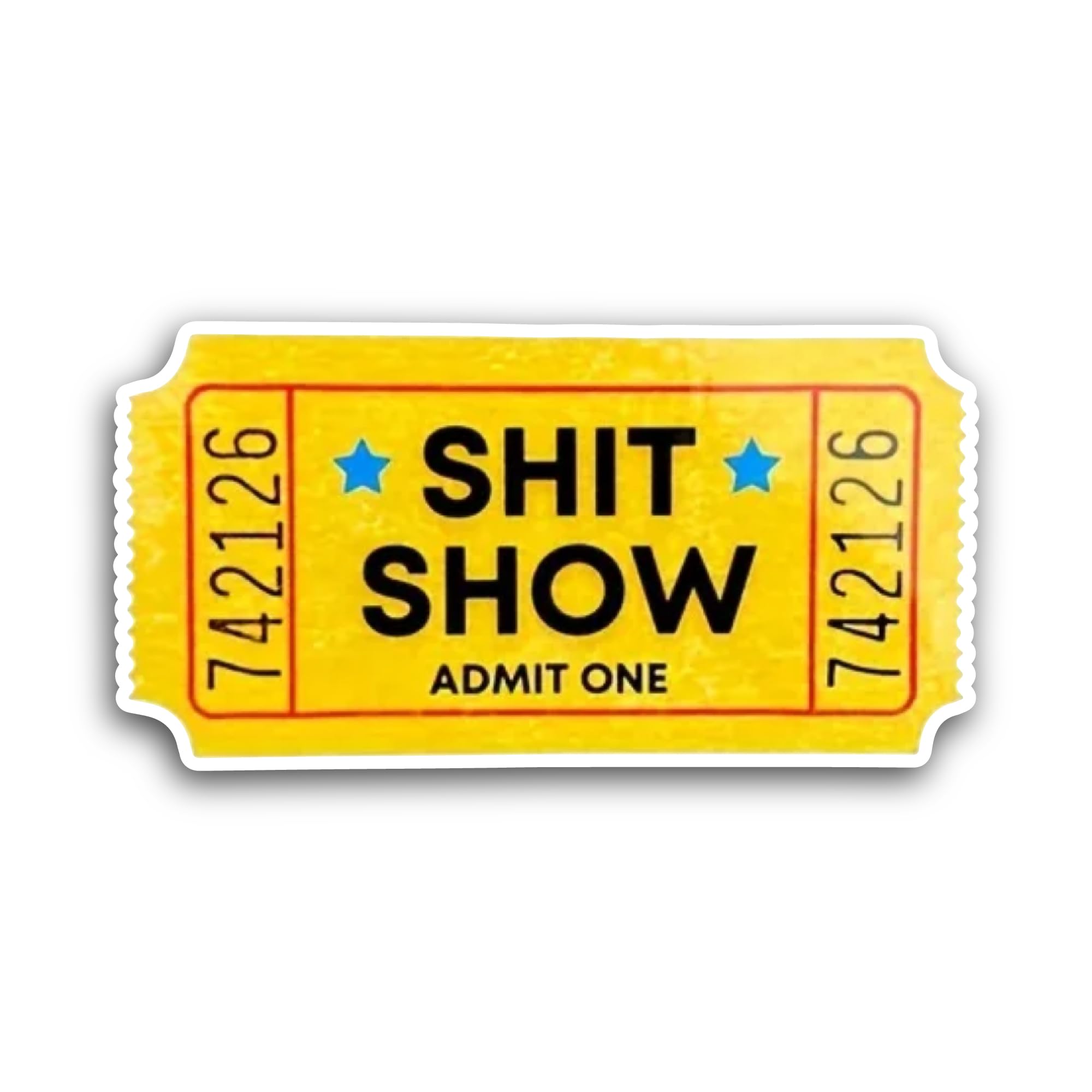 2 (Pieces) 3" and 5" Layered for Joy Sticker, Waterproof Vinyl Decals for Many Purpose Like Cars, Tr