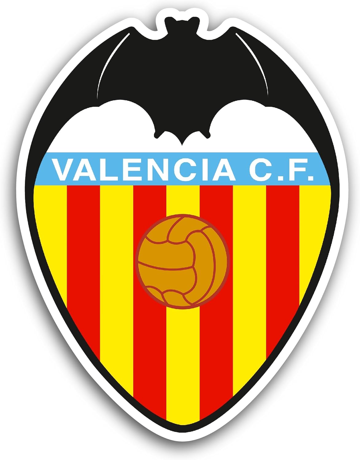 2 (Pieces) 3" and 5" Valenci@ Sticker, Waterproof Vinyl Decals for Many Purpose Like Cars, Trucks, Laptops, Phones, Windows and More