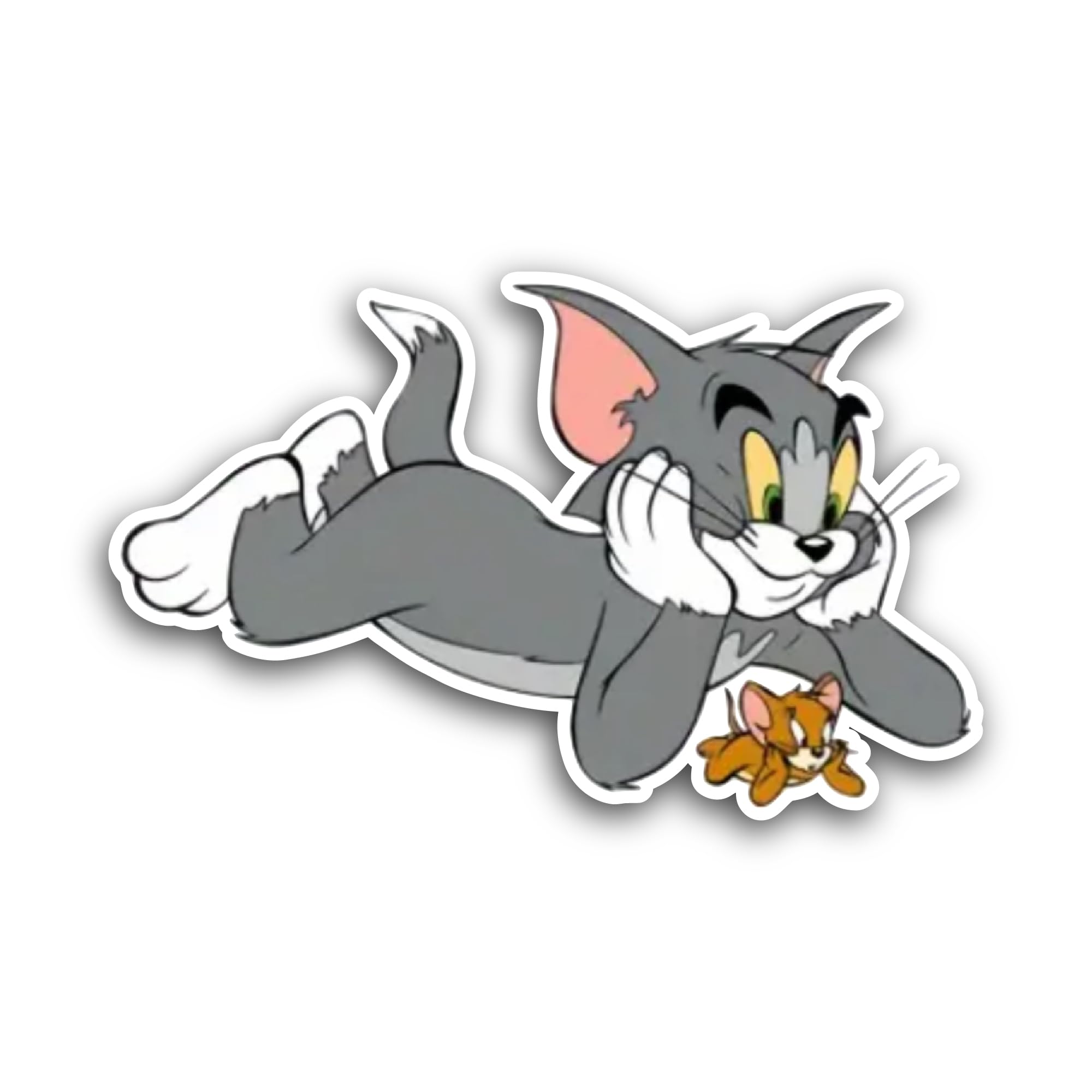 2 (Pieces) 3" and 5" Ruptured Duck Sticker, Waterproof Vinyl Decals for Many Purpose Like Cars, Truc