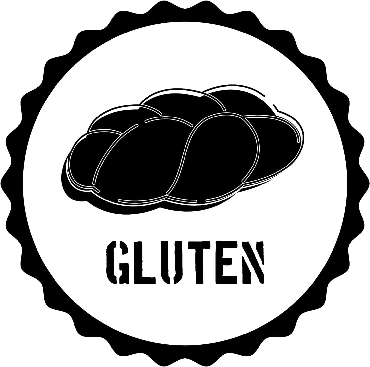 Inspirational Quote Gluten Great Sticker Motivational Sticker Vinyl Decal Motivation Stickers- 5" Vinyl Sticker Waterproof