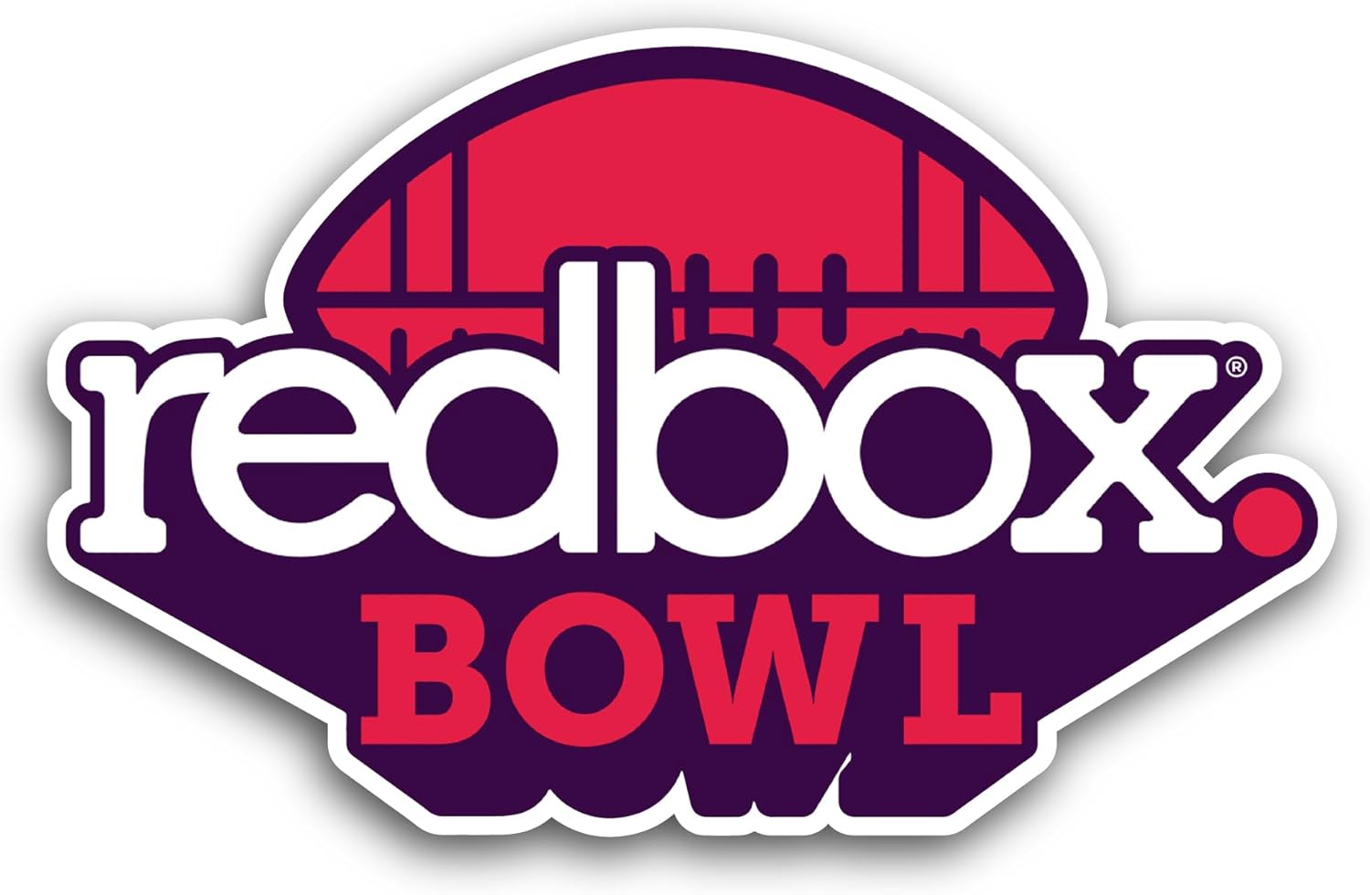 2 (Pieces) 3" and 5" Redbox B0wl Logo Sticker, Waterproof Vinyl Decals for Many Purpose Like Cars, Trucks, Laptops, Phones, Windows and More