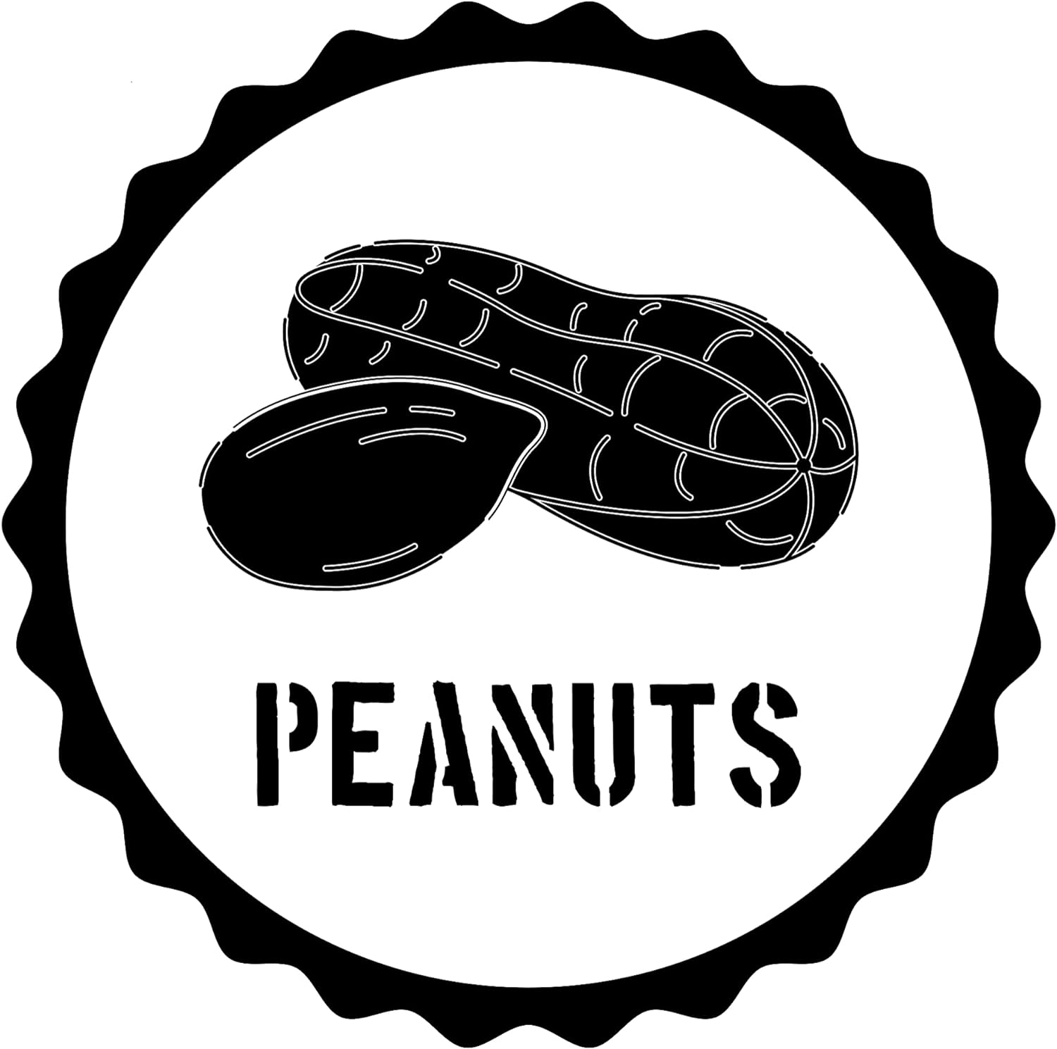 Inspirational Quote Peanuts - Motivational Sticker Vinyl Decal Motivation Stickers- 5" Vinyl Sticker Waterproof