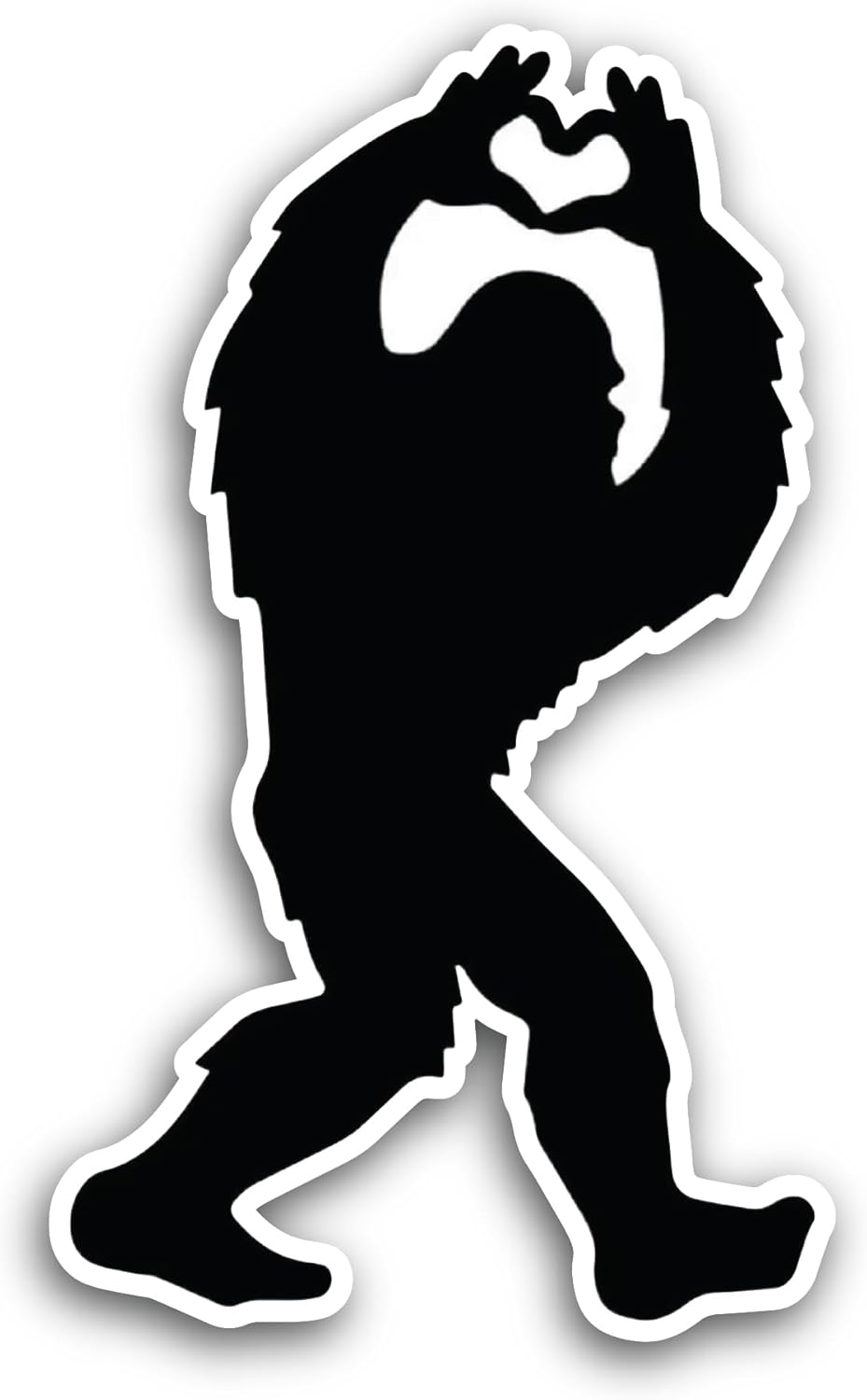 2 (Pieces) 3" and 5" Gorilla Sticker, Waterproof Vinyl Decals for Many Purpose Like Cars, Trucks, Laptops, Phones, Windows and More