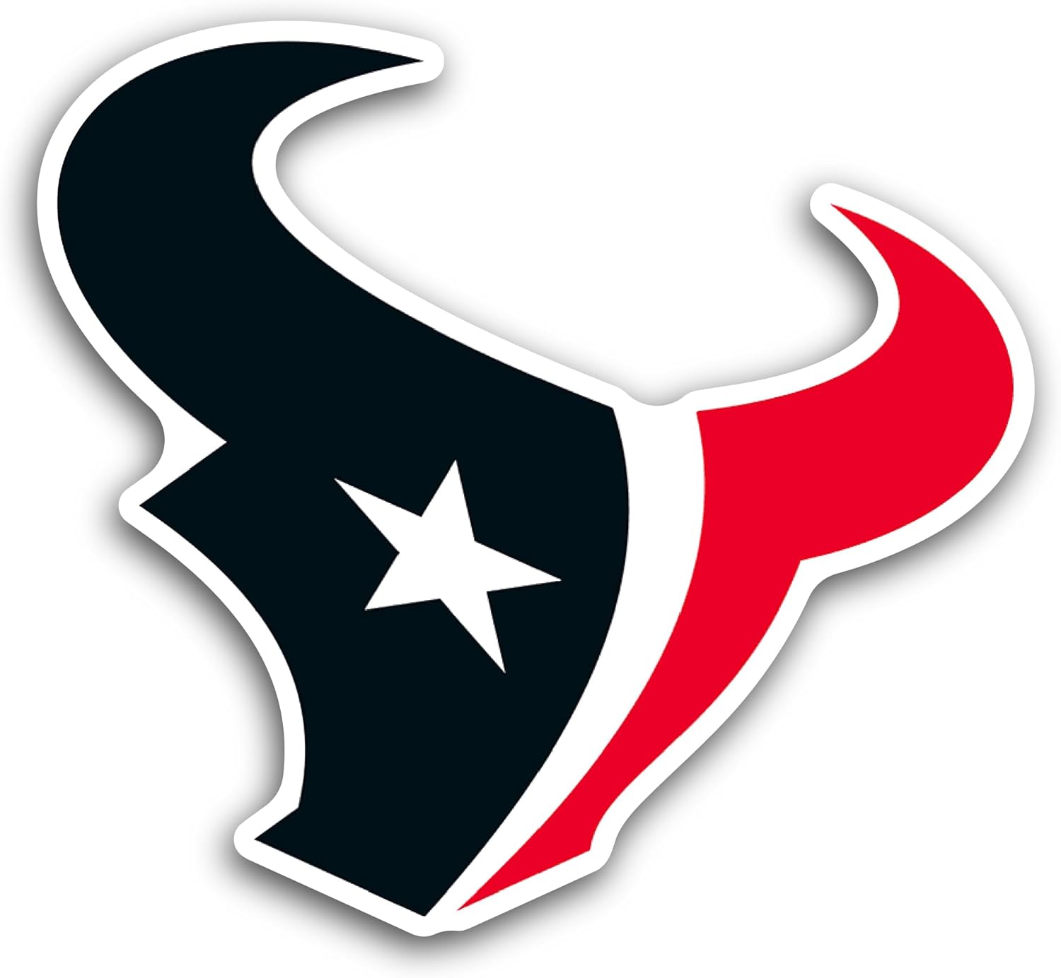 2 (Pieces) 3" and 5" H0uston Texans Decal Sticker, Waterproof Vinyl Decals for Many Purpose Like Cars, Trucks, Laptops, Phones, Windows and More
