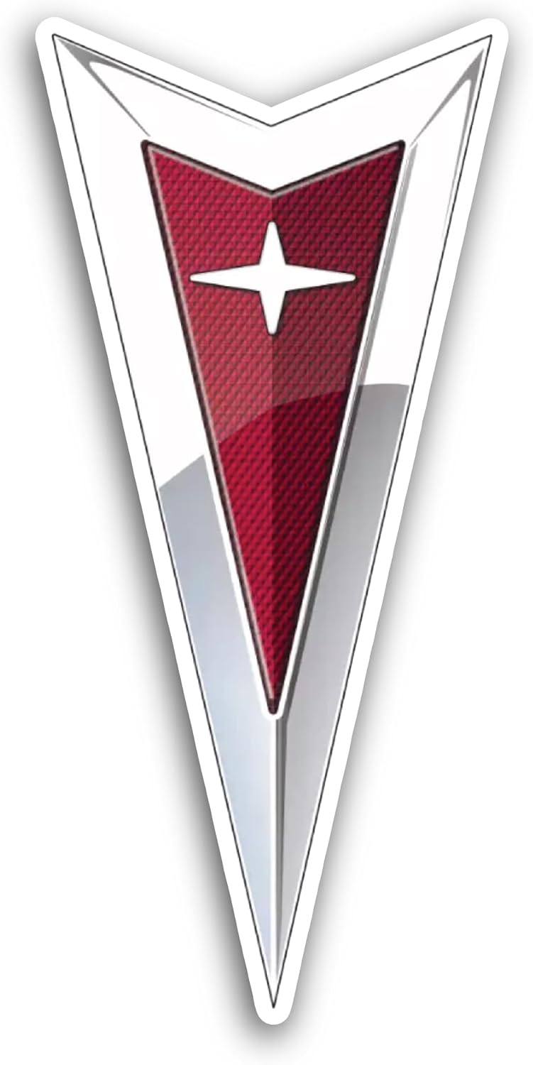 2 (Pieces) 3" and 5" Red Arrow Emblem Sticker, Waterproof Vinyl Decals for Many Purpose Like Cars, Trucks, Laptops, Phones, Windows and More