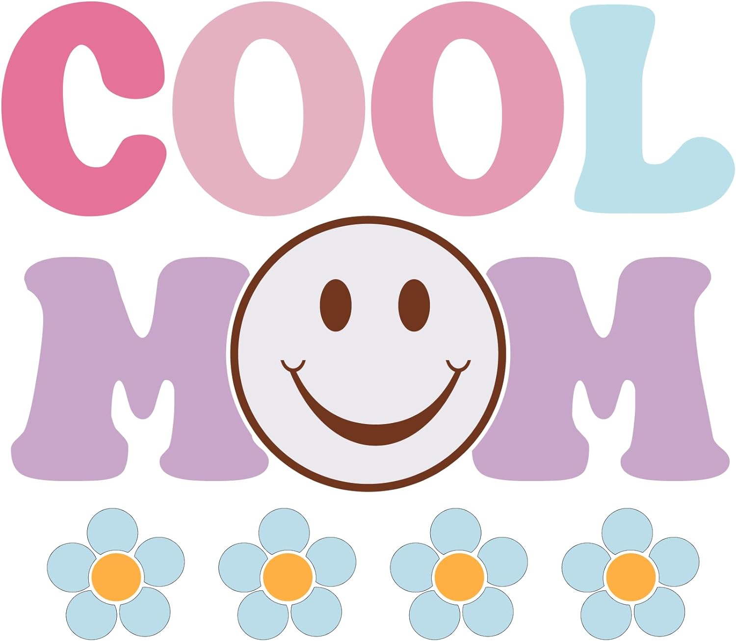 Inspirational Quote "Cool mom, Sticker" Motivational Sticker Vinyl Decal Motivation Stickers- 5" Vinyl Sticker Waterproof