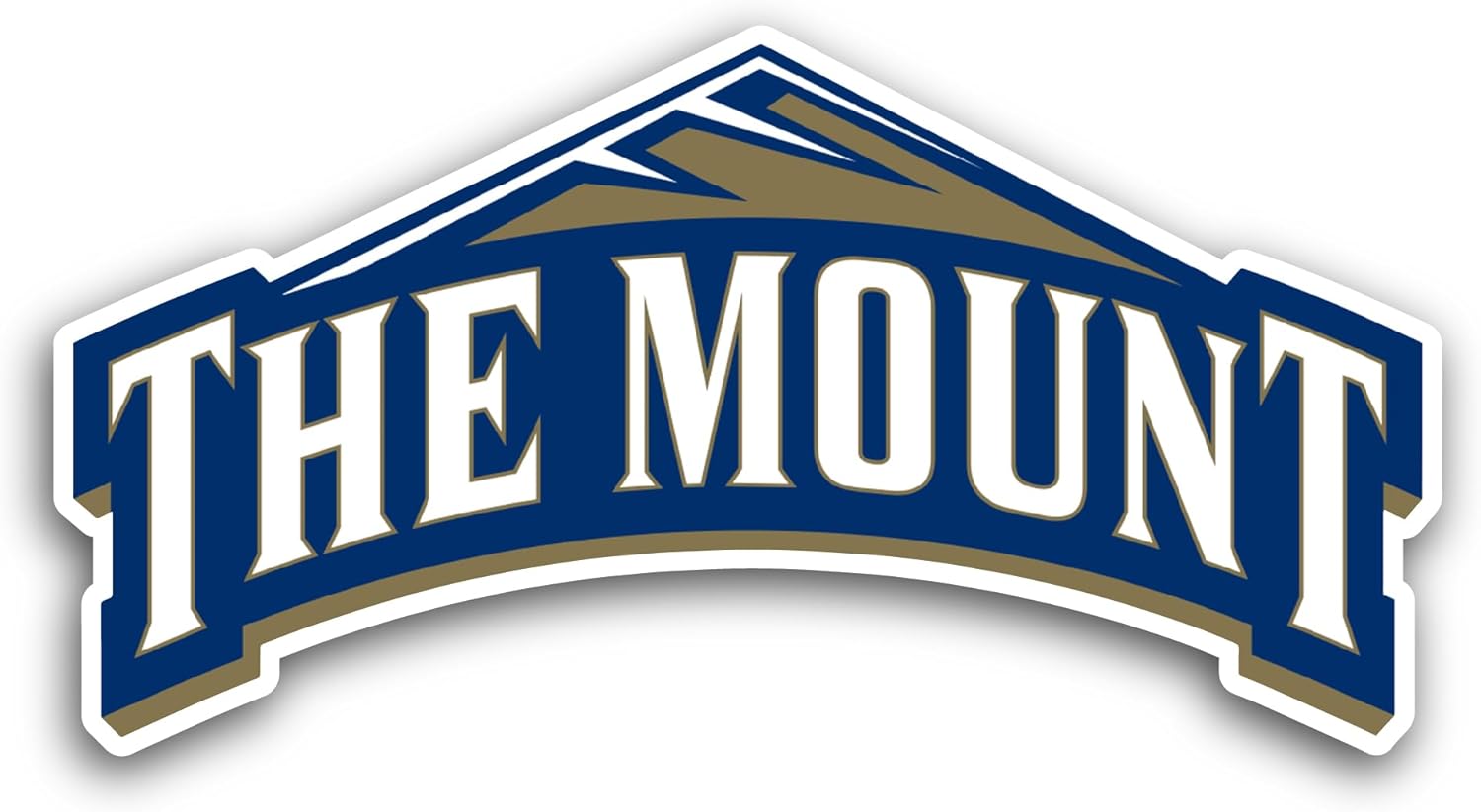 2 (Pieces) 3" and 5" The M0unt Sticker, Waterproof Vinyl Decals for Many Purpose Like Cars, Trucks, Laptops, Phones, Windows and More
