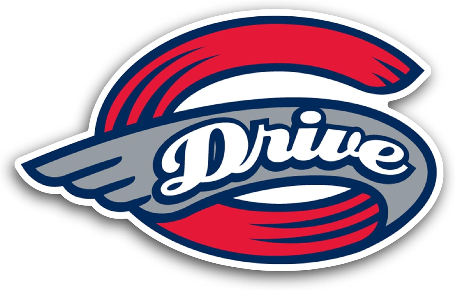 2 (Pieces) 3" and 5" Gr33nville Baseball Logo Decal Sticker, Waterproof Vinyl Decals for Many Purpose Like Cars, Trucks, Laptops, Phones, Windows and More