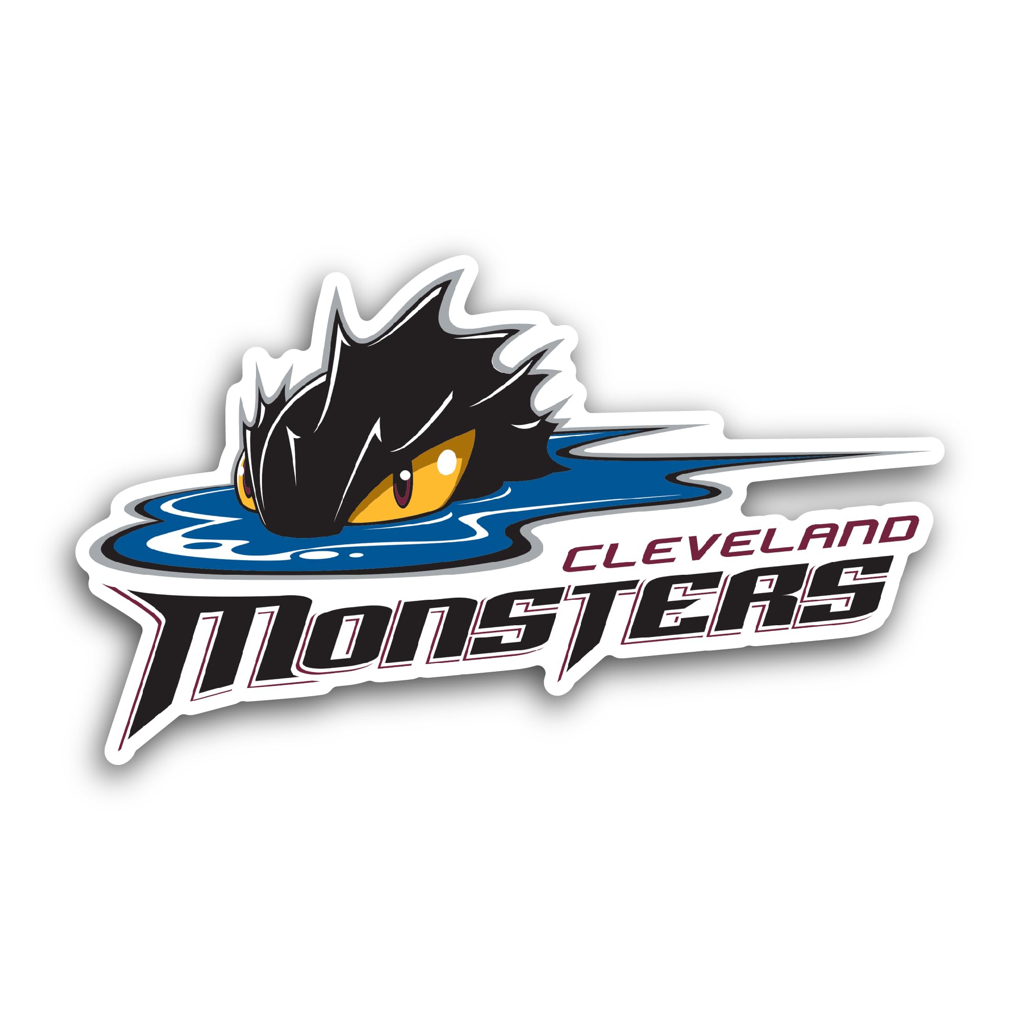 2 (Pieces) 3" and 5" Iron Fang MC Sticker, Waterproof Vinyl Decals for Many Purpose Like Cars, Truck