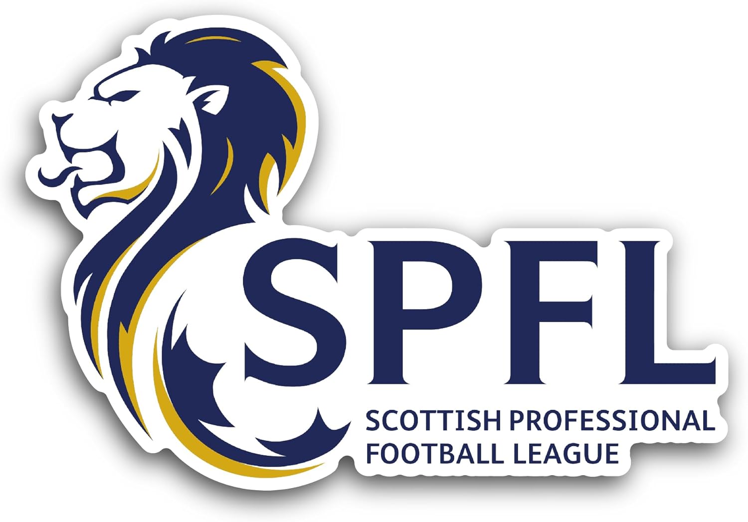 2 (Pieces) 3" and 5" Spfl Logo Sticker, Waterproof Vinyl Decals for Many Purpose Like Cars, Trucks, Laptops, Phones, Windows and More