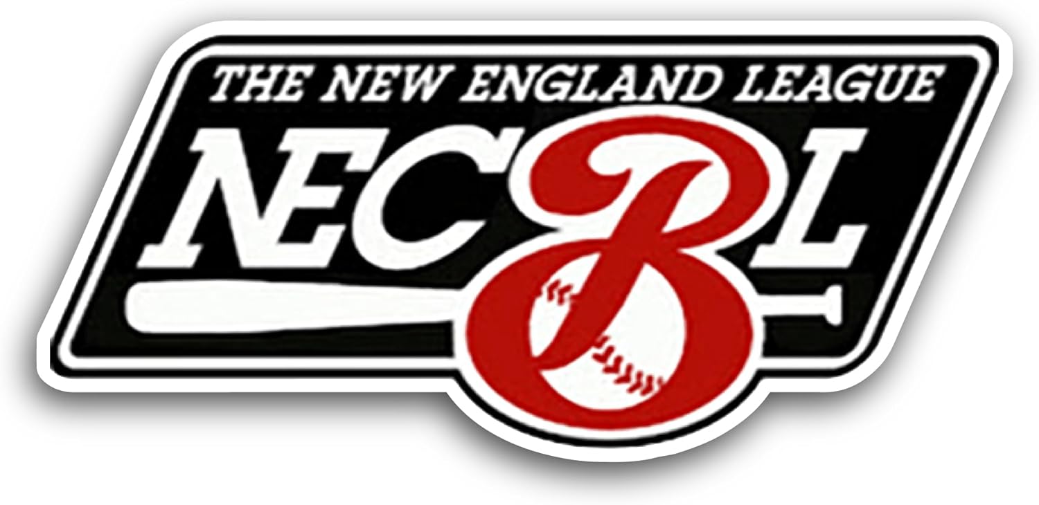 2 (Pieces) 3" and 5" NECBL Sticker, Waterproof Vinyl Decals for Many Purpose Like Cars, Trucks, Laptops, Phones, Windows and More
