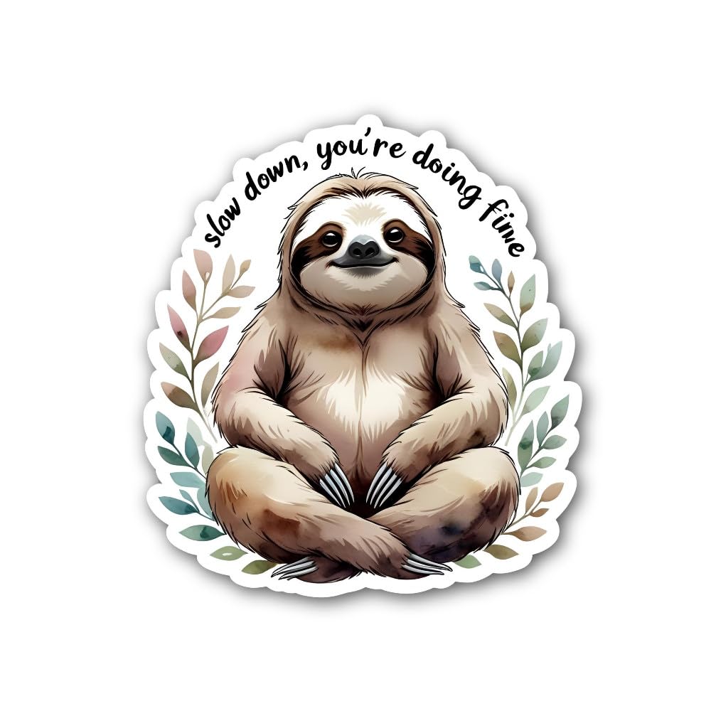 2 (Pieces) 3" and 5" Step with Intentions Sticker, Waterproof Vinyl Decals for Many Purpose Like Car