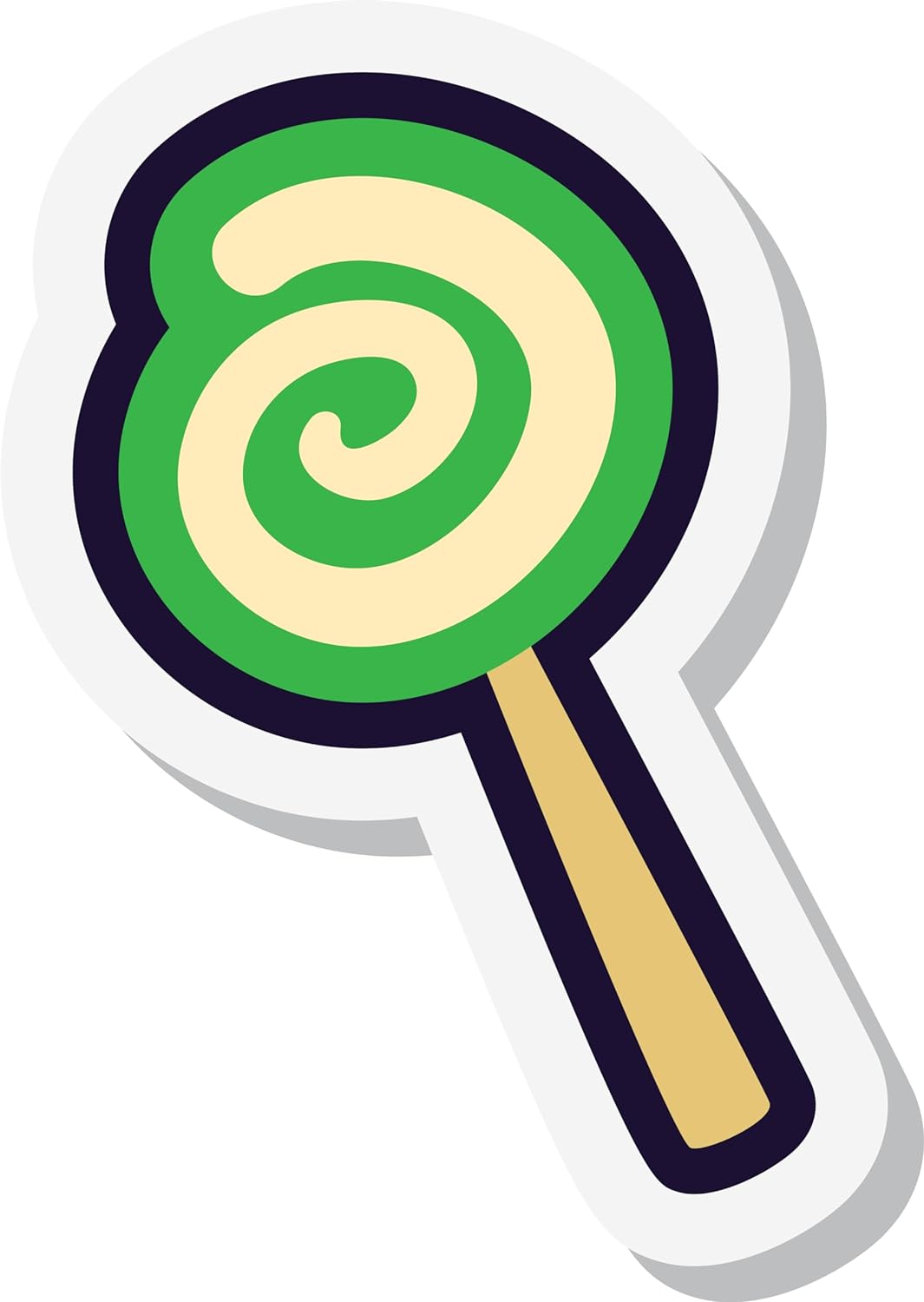 Inspirational Quote Green Lollipop Sticker Motivational Sticker Vinyl Decal Motivation Stickers- 5" Vinyl Sticker Waterproof