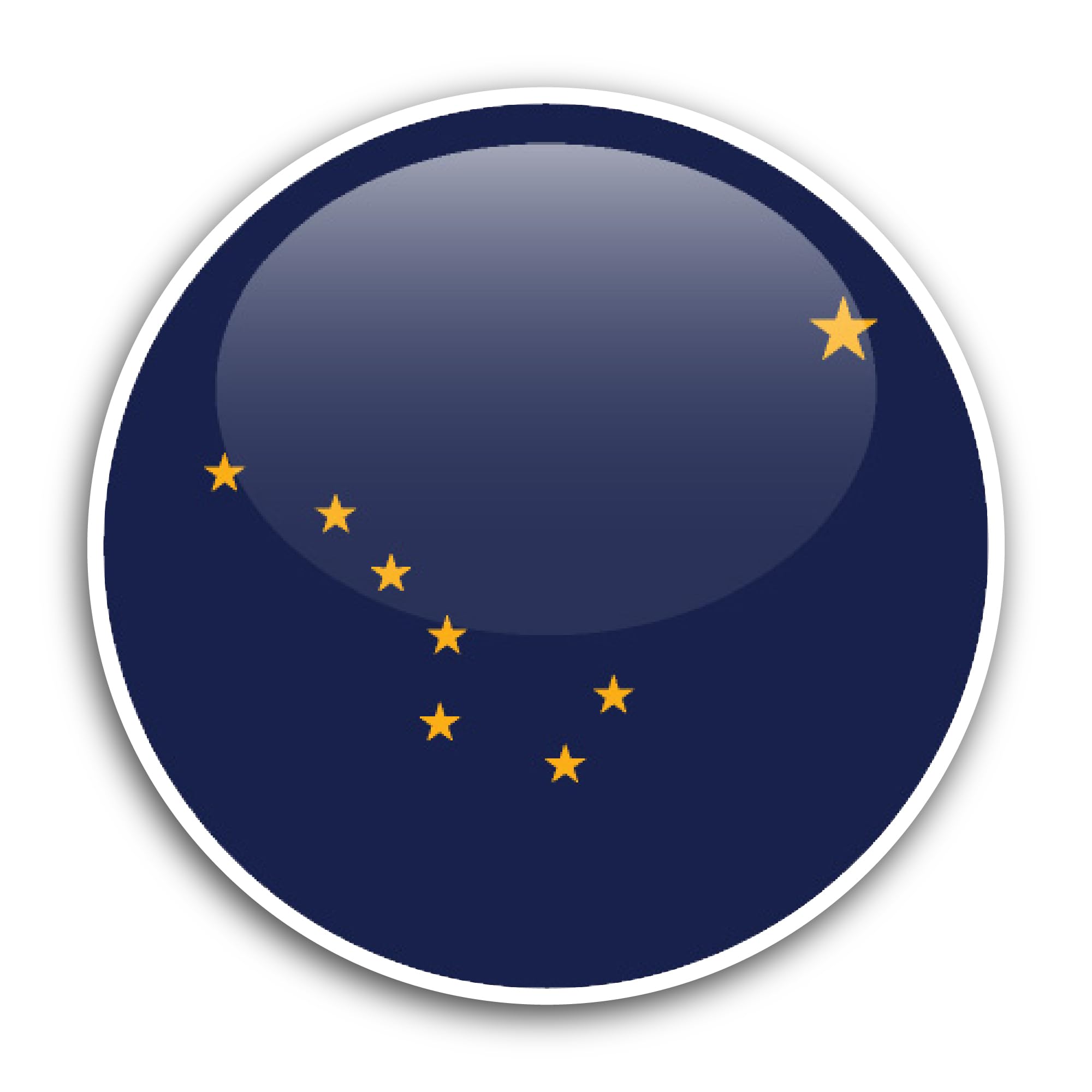 2 (Pieces) 3" and 5" Krakow Sticker, Waterproof Vinyl Decals for Many Purpose Like Cars, Trucks, Lap