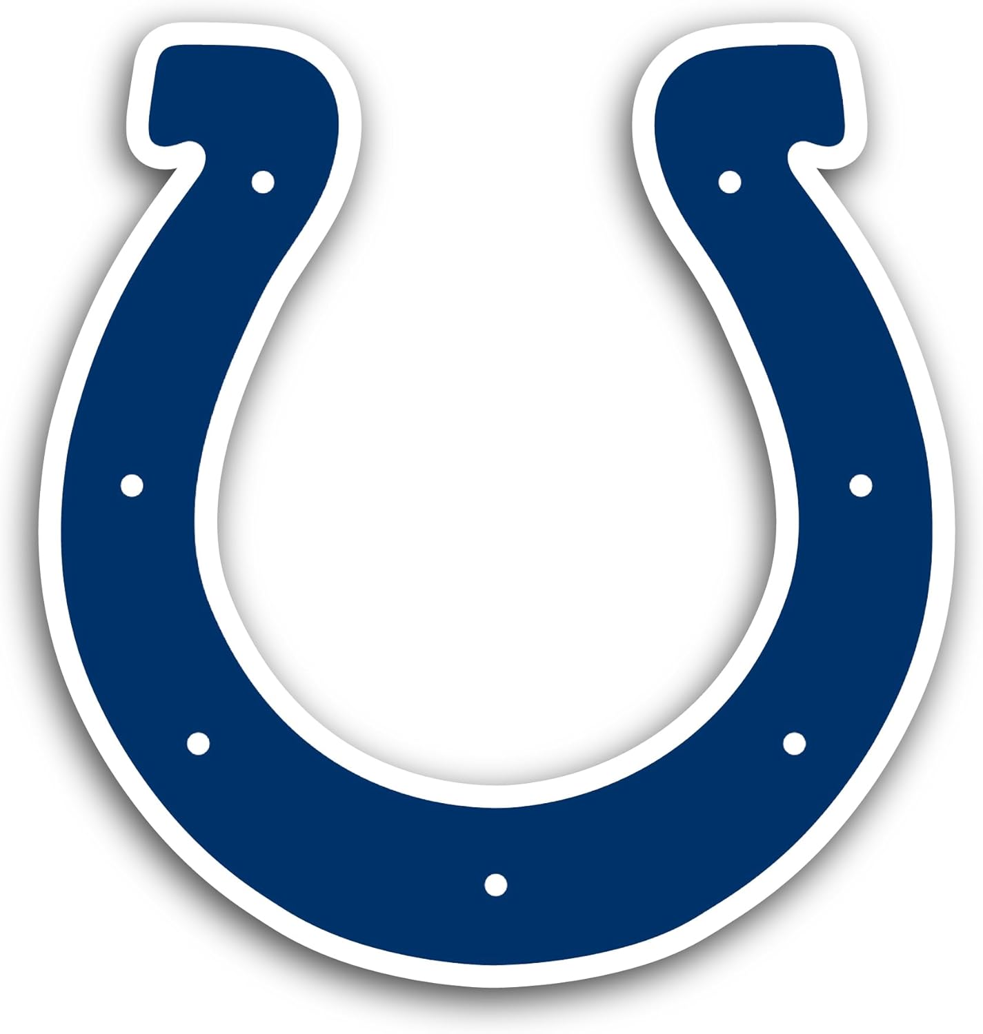 2 (Pieces) 3" and 5" Indianap0lis Colts Decal Sticker, Waterproof Vinyl Decals for Many Purpose Like Cars, Trucks, Laptops, Phones, Windows and More