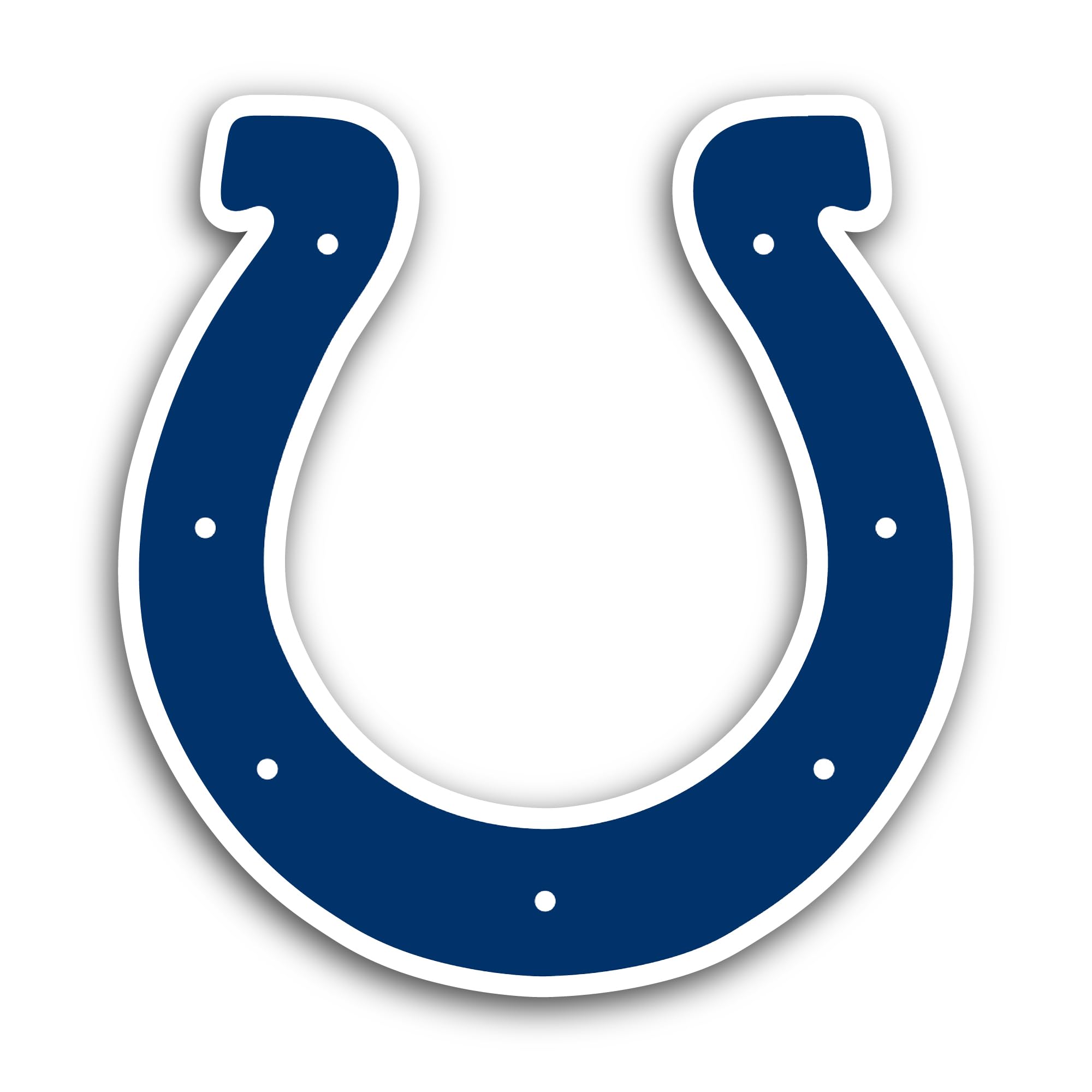 2 (Pieces) 3" and 5" Indianap0lis Colts Decal Sticker, Waterproof Vinyl Decals for Many Purpose Like