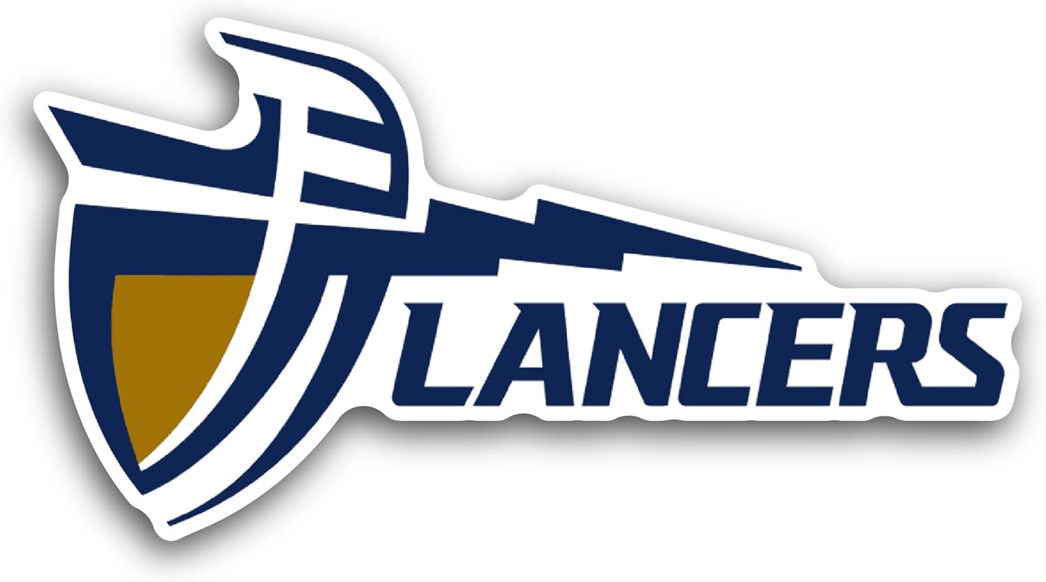 2 (Pieces) 3" and 5" Calif0rnia Baptist L@ncers Sticker, Waterproof Vinyl Decals for Many Purpose Like Cars, Trucks, Laptops, Phones, Windows and More