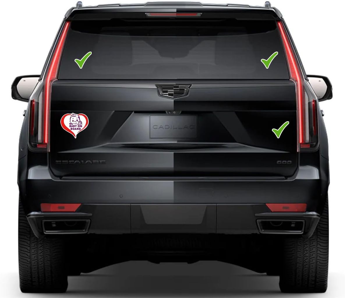 Baby On Board Cute Sign Window Vinyl Decal Sticker 6" (White), Waterproof Vinyl Decals for Many Purpose Like Cars, Trucks, Laptops, Phones, Windows and More