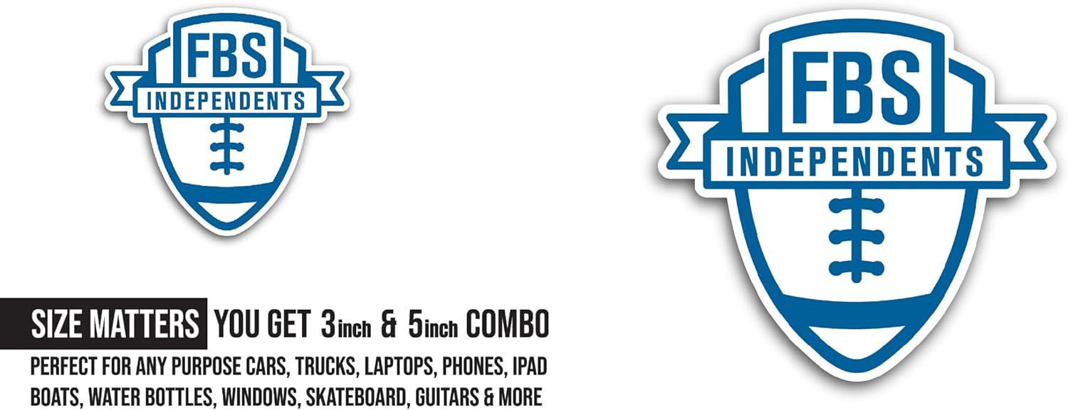 2 (Pieces) 3" and 5" FBS Independ3nts Sticker, Waterproof Vinyl Decals for Many Purpose Like Cars, Trucks, Laptops, Phones, Windows and More