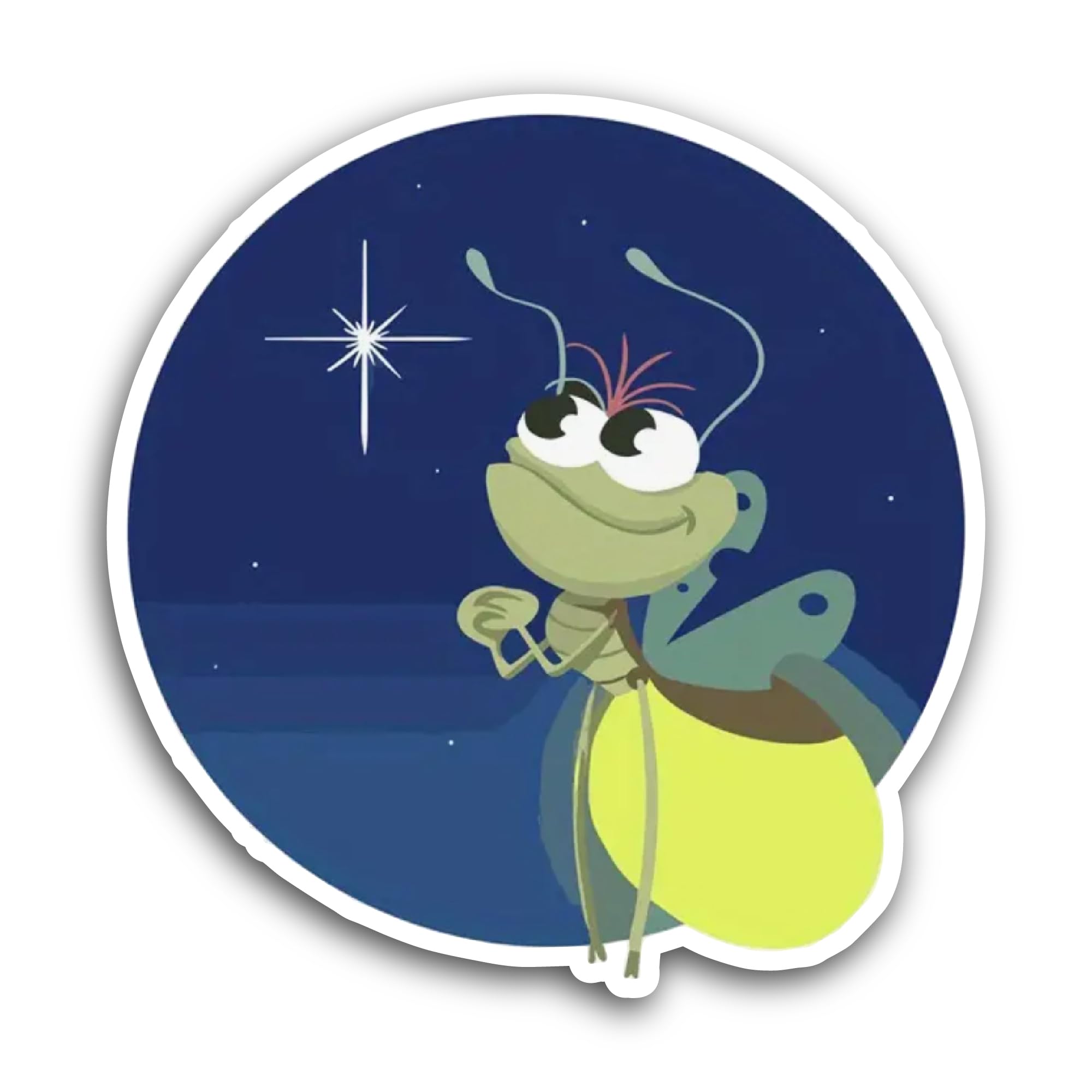 2 (Pieces) 3" and 5" Firefly Sticker, Waterproof Vinyl Decals for Many Purpose Like Cars, Trucks, La