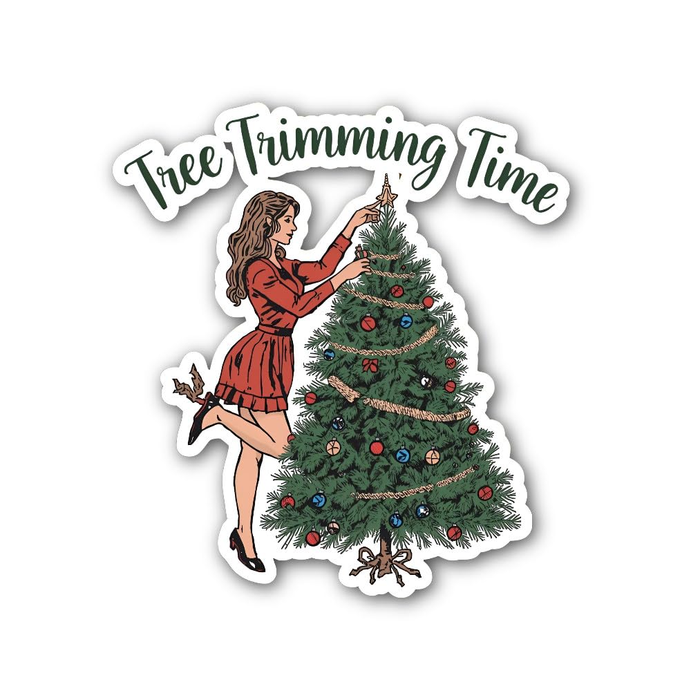 2 (Pieces) 3" and 5" Reindeer Supply Co. Badge Sticker, Waterproof Vinyl Decals for Many Purpose Lik