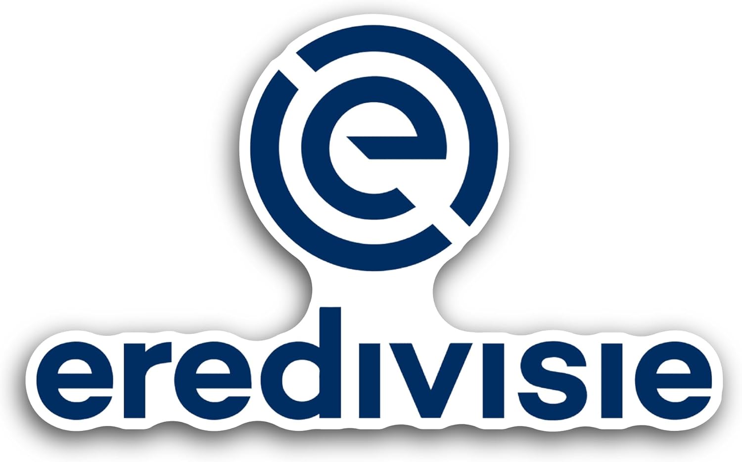 2 (Pieces) 3" and 5" Eredivis1e Sticker, Waterproof Vinyl Decals for Many Purpose Like Cars, Trucks, Laptops, Phones, Windows and More