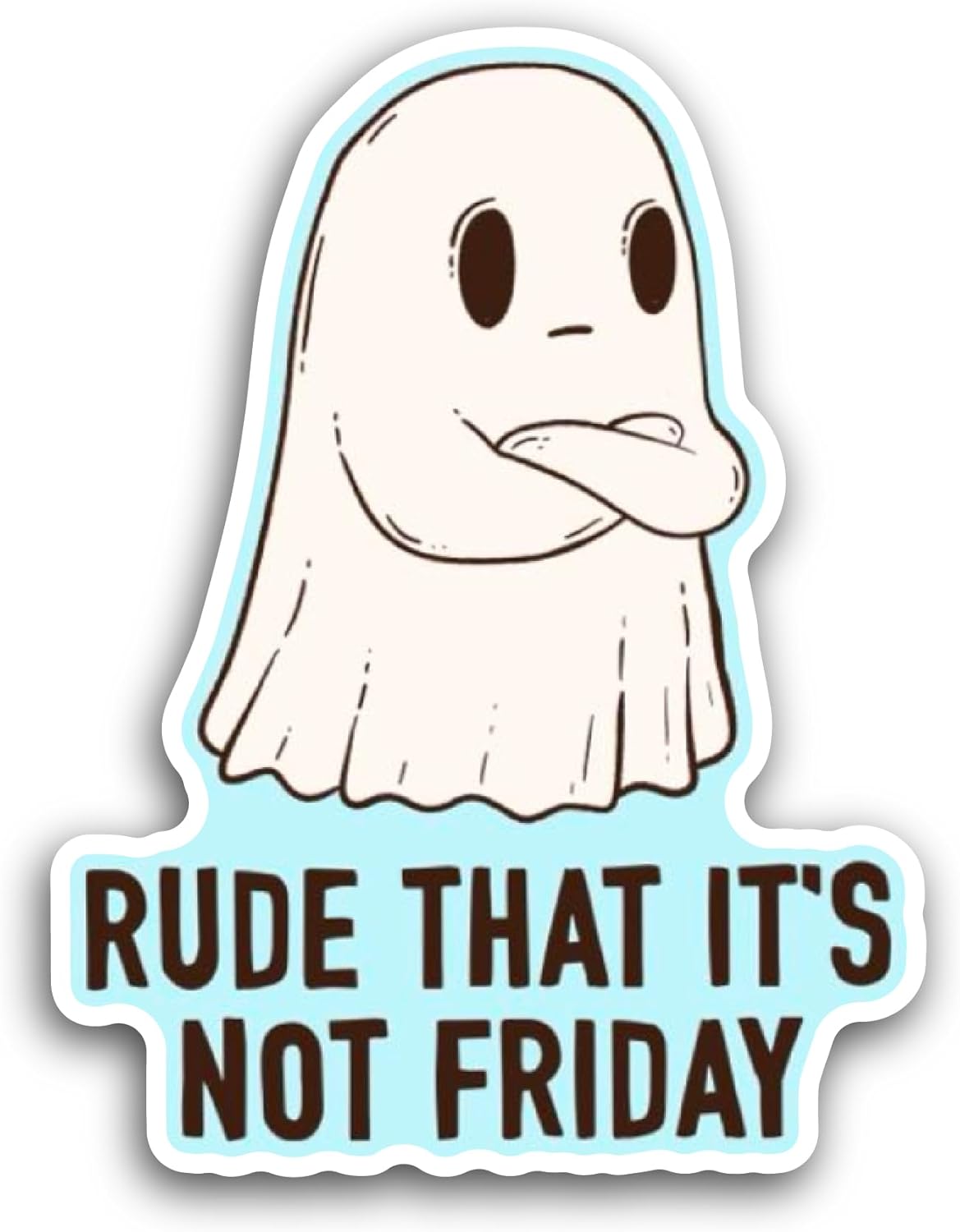 2 (Pieces) 3" and 5" Rude That Sticker, Waterproof Vinyl Decals for Many Purpose Like Cars, Trucks, Laptops, Phones, Windows and More