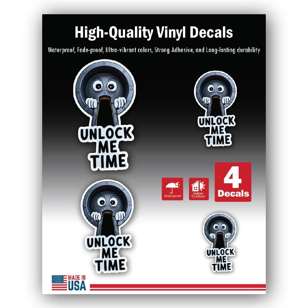 2 (Pieces) 3" and 5" Stickers n Decals Groovy - Motivational Sticker Vinyl Decal Sticker, Waterproof