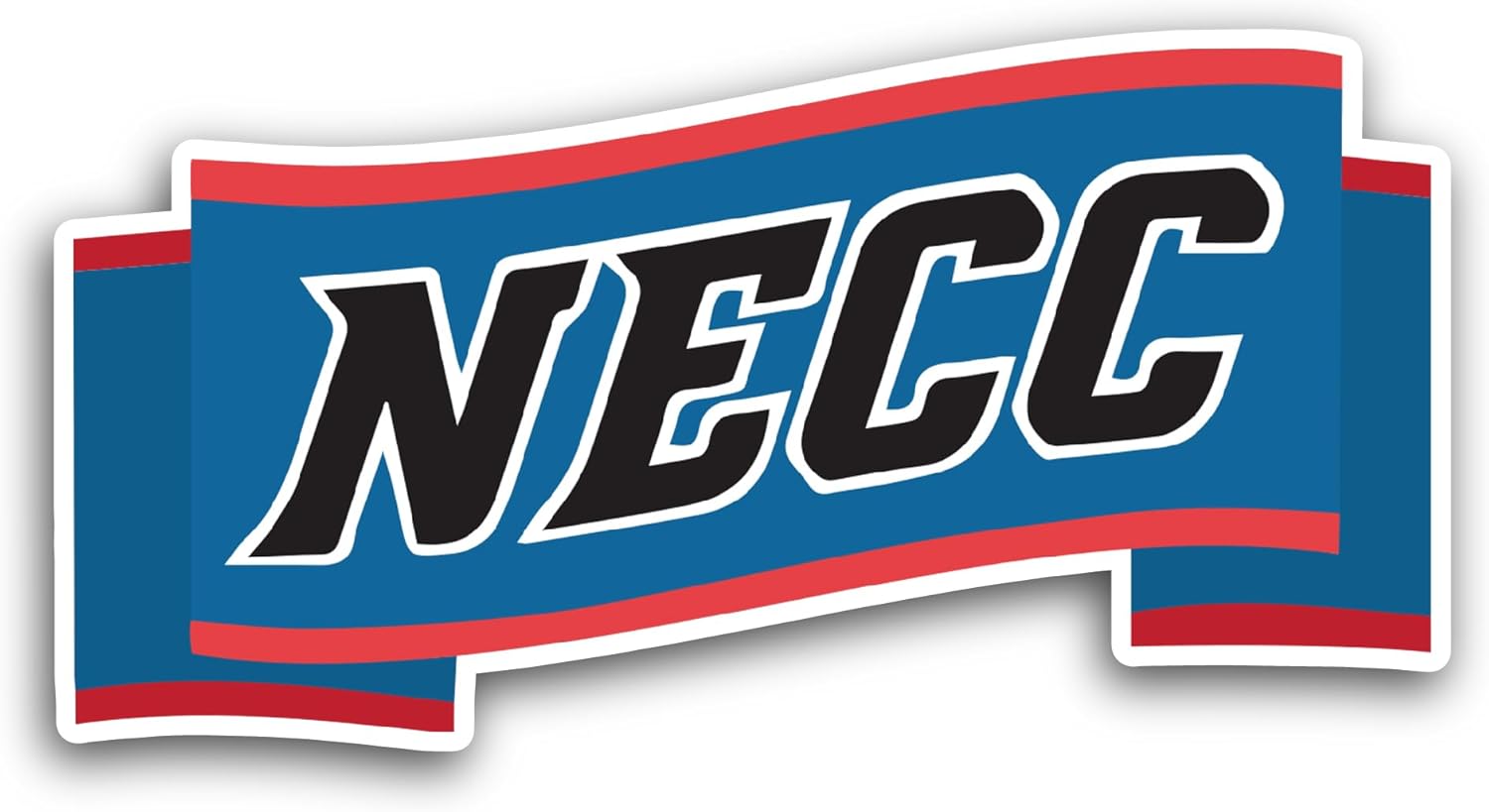 2 (Pieces) 3" and 5" New England C0llegiate Conference Sticker, Waterproof Vinyl Decals for Many Purpose Like Cars, Trucks, Laptops, Phones, Windows and More