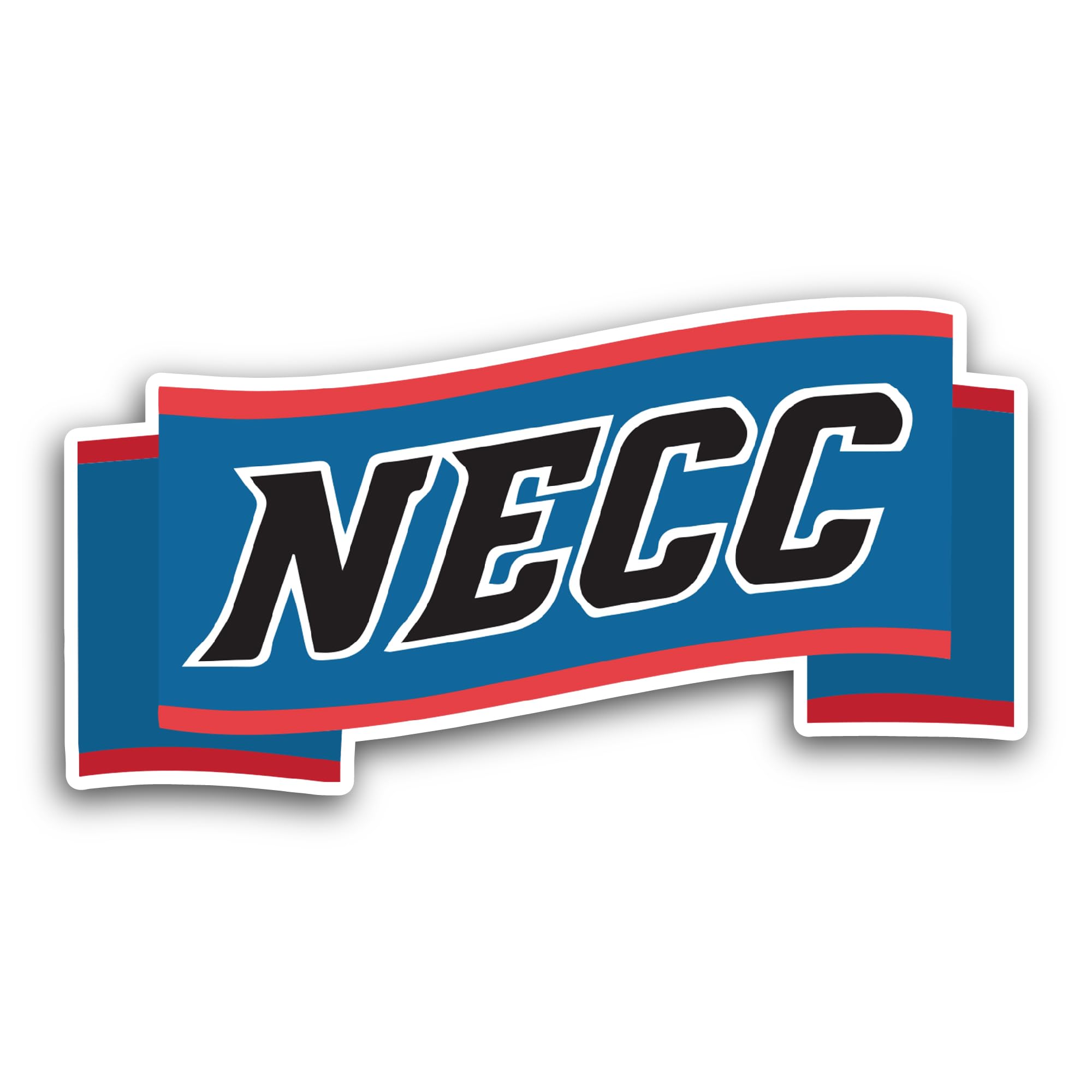 2 (Pieces) 3" and 5" New England C0llegiate Conference Sticker, Waterproof Vinyl Decals for Many Pur