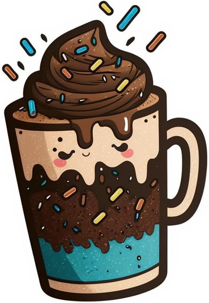 Inspirational Quote "Choclate Milkshake" Motivational Sticker Vinyl Decal Motivation Stickers- 5" Vinyl Sticker Waterproof