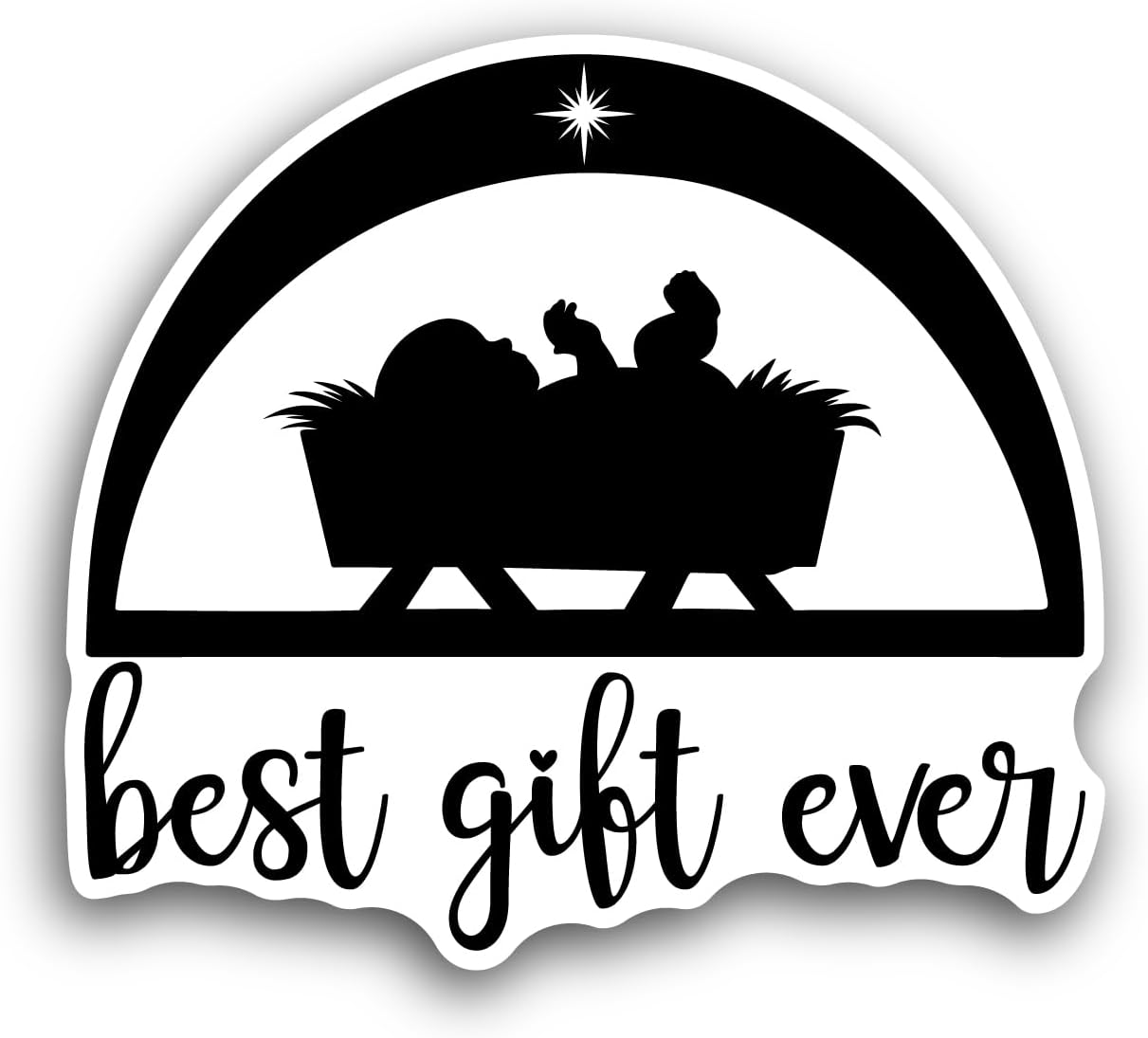 Inspirational Quote,Jesus Motivational Sticker Vinyl Decal Motivation Stickers- 5" Vinyl Sticker Waterproof