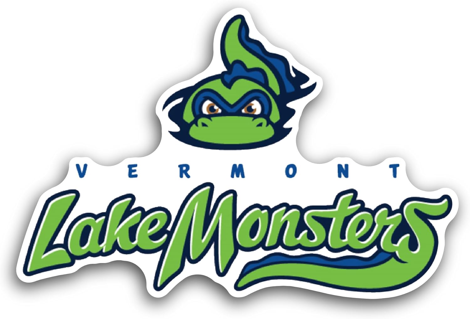 2 (Pieces) 3" and 5" L3ke M0nsters Logo Sticker, Waterproof Vinyl Decals for Many Purpose Like Cars, Trucks, Laptops, Phones, Windows and More