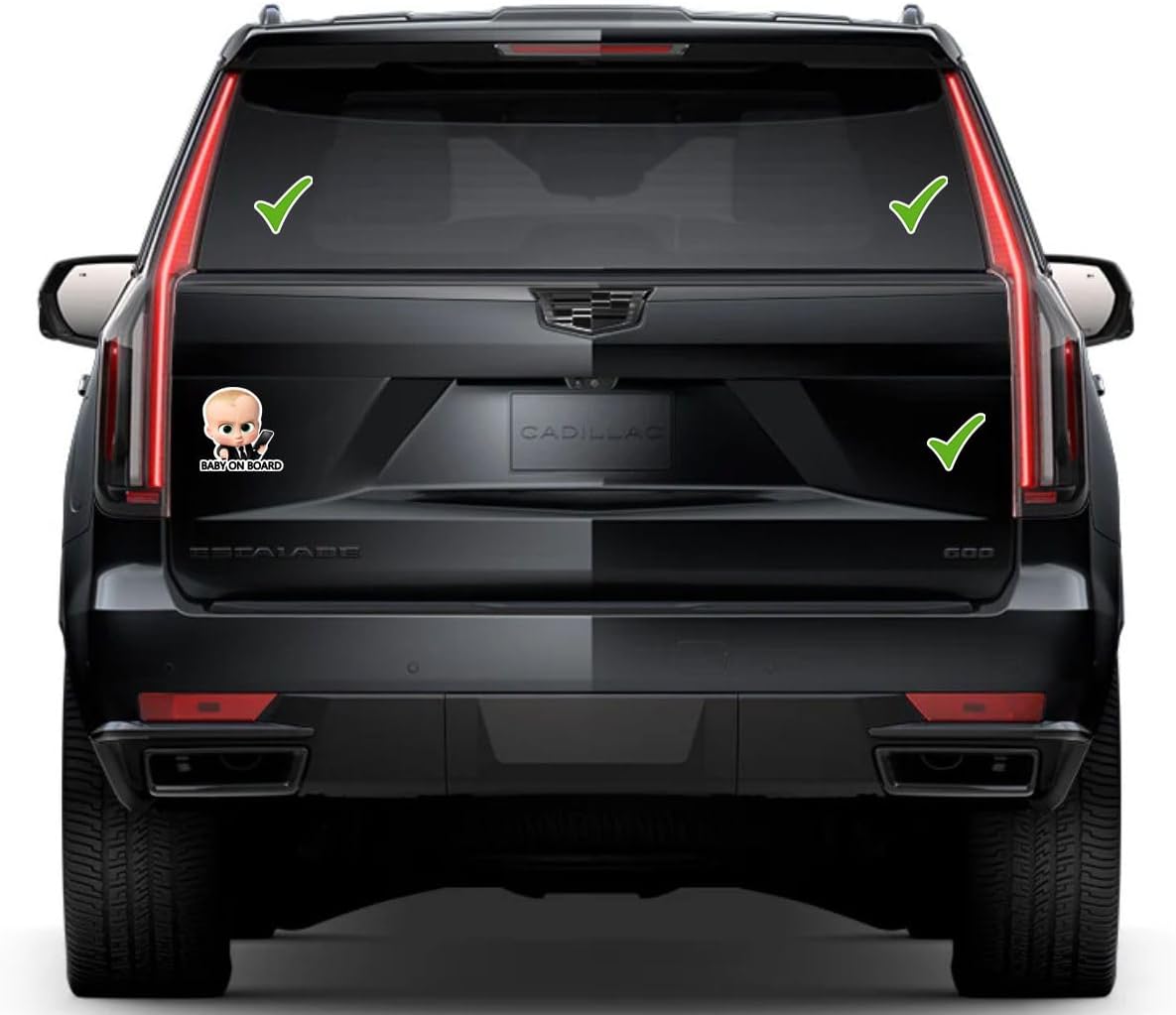 Cool Boy Baby On Board Window Vinyl Decal Sticker 6" (White), Waterproof Vinyl Decals for Many Purpose Like Cars, Trucks, Laptops, Phones, Windows and More