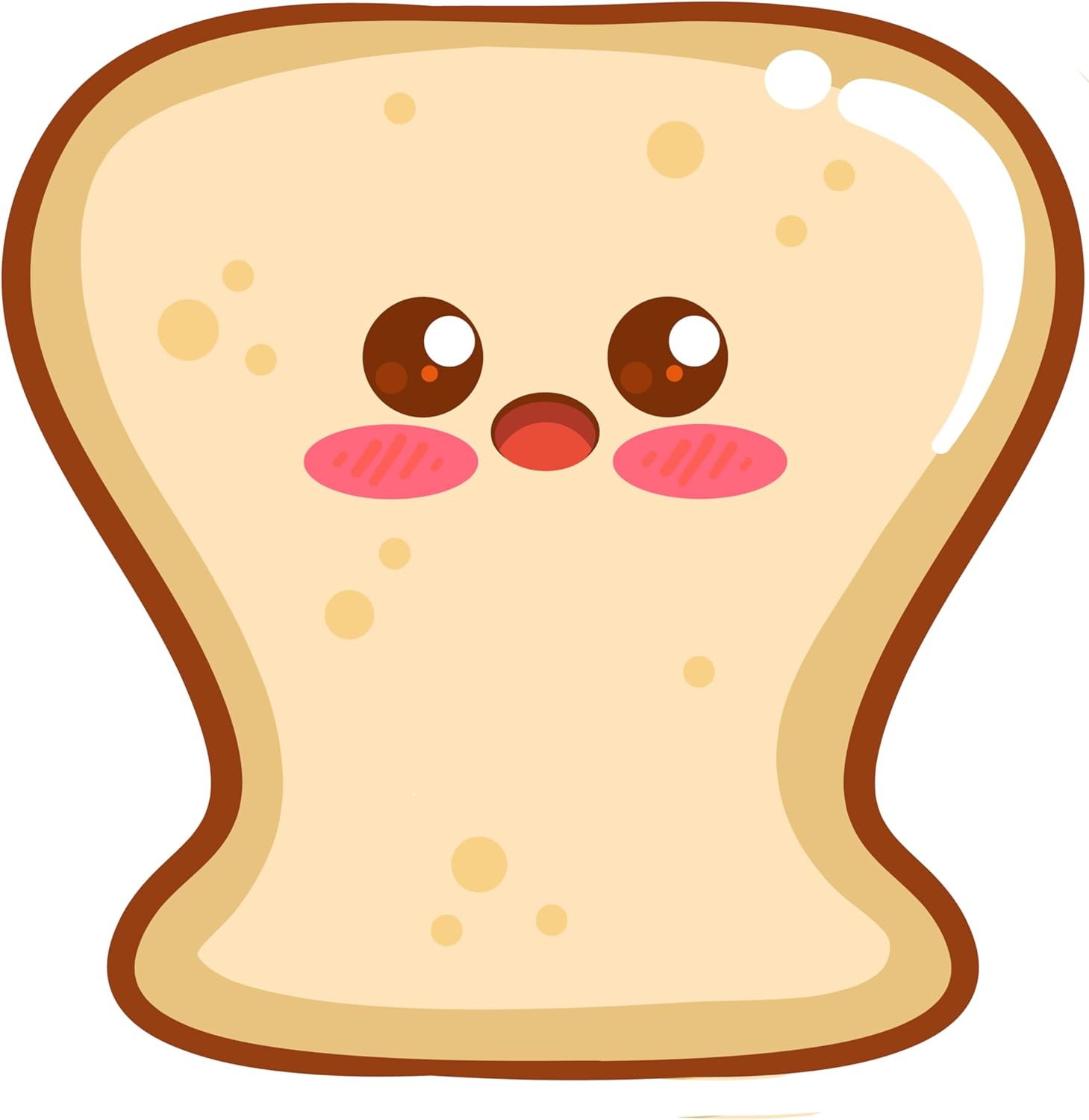 Inspirational Quote Smiley Bread Motivational Sticker Vinyl Decal Motivation Stickers- 5" Vinyl Sticker Waterproof