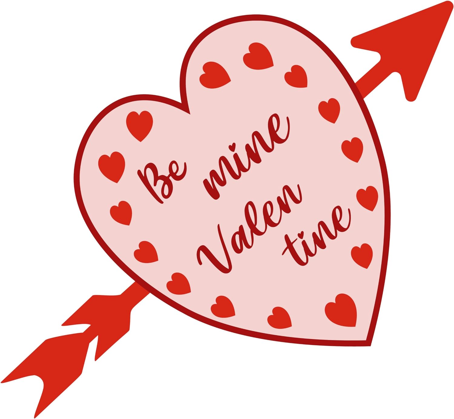 Inspirational Quote Be Mine Valentine Motivational Sticker Vinyl Decal Motivation Stickers- 5" Vinyl Sticker Waterproof