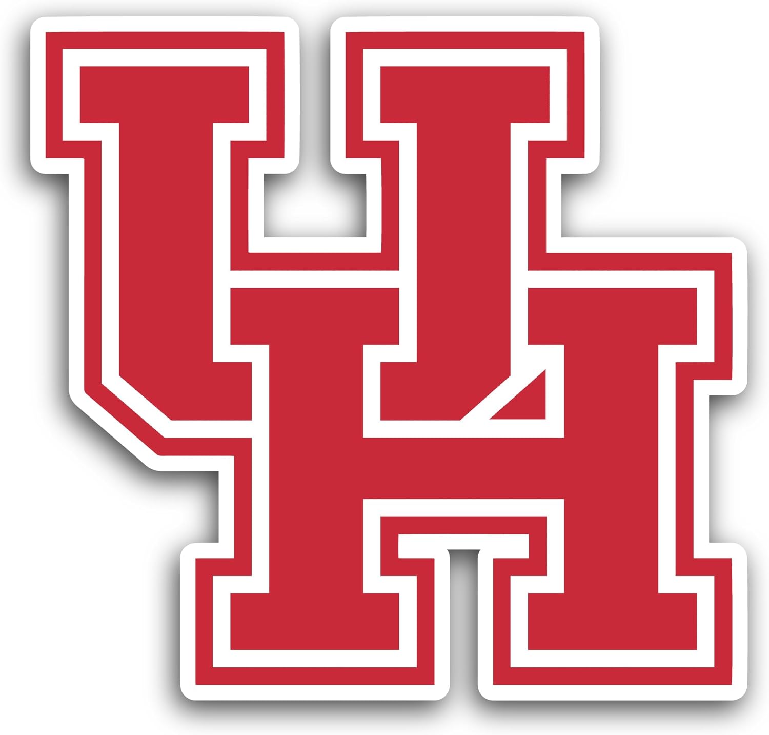 2 (Pieces) 3" and 5" University Decal Sticker, Waterproof Vinyl Decals for Many Purpose Like Cars, Trucks, Laptops, Phones, Windows and More