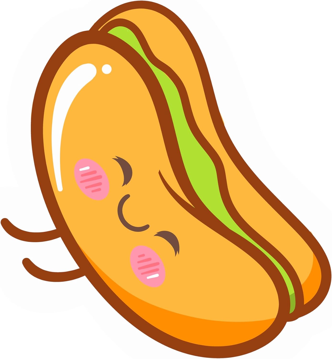 Inspirational Quote Hot Dog Fast Foood Motivational Sticker Vinyl Decal Motivation Stickers- 5" Vinyl Sticker Waterproof