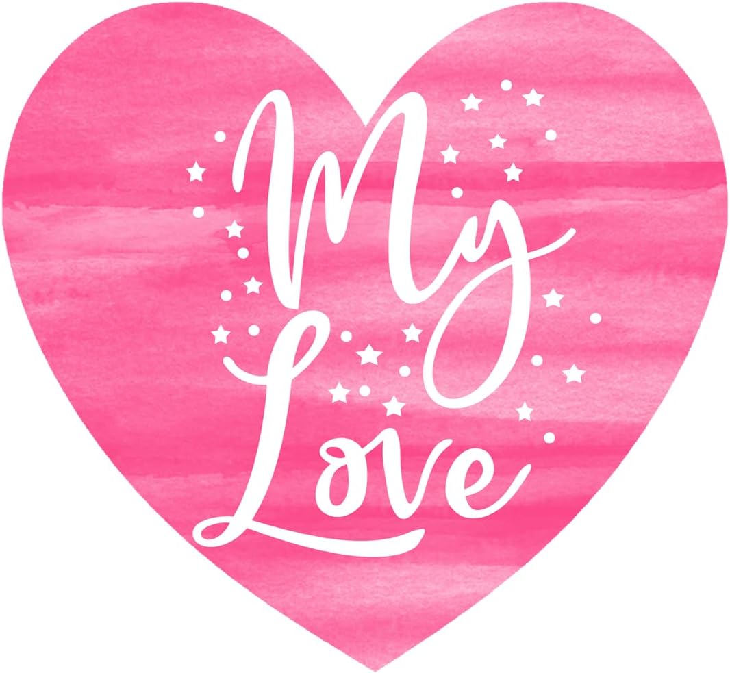 Inspirational Quote My Love Motivational Sticker Vinyl Decal Motivation Stickers- 5" Vinyl Sticker Waterproof