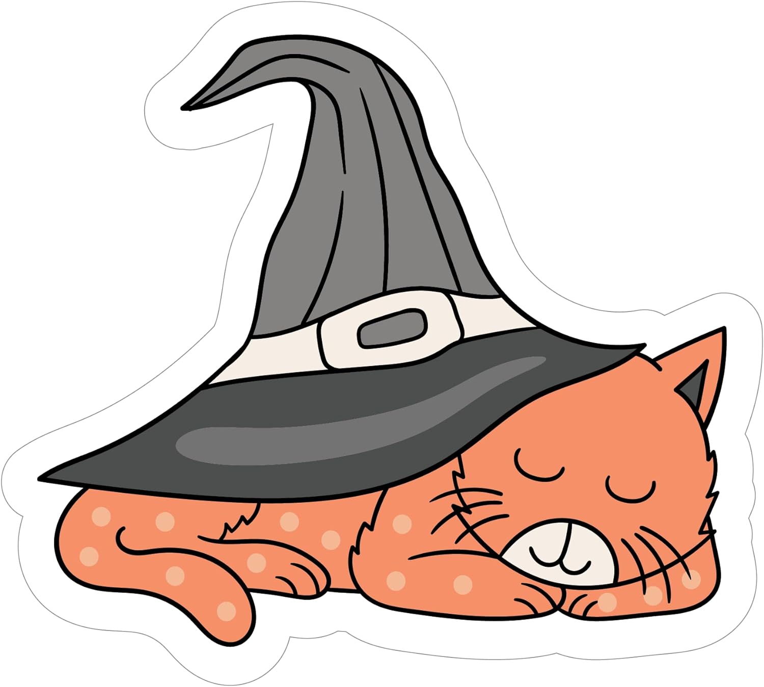 Inspirational Quote Cat Witch Sticker Motivational Sticker Vinyl Decal Motivation Stickers- 5" Vinyl Sticker Waterproof