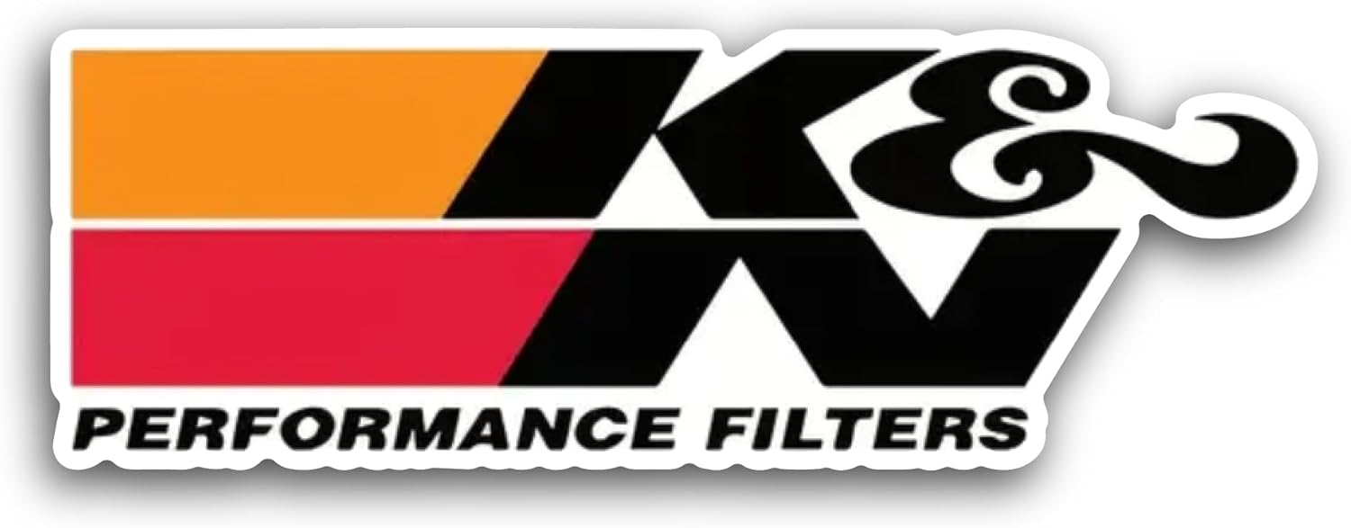 2 (Pieces) 3" and 5" Performance Filters Text Sticker, Waterproof Vinyl Decals for Many Purpose Like Cars, Trucks, Laptops, Phones, Windows and More