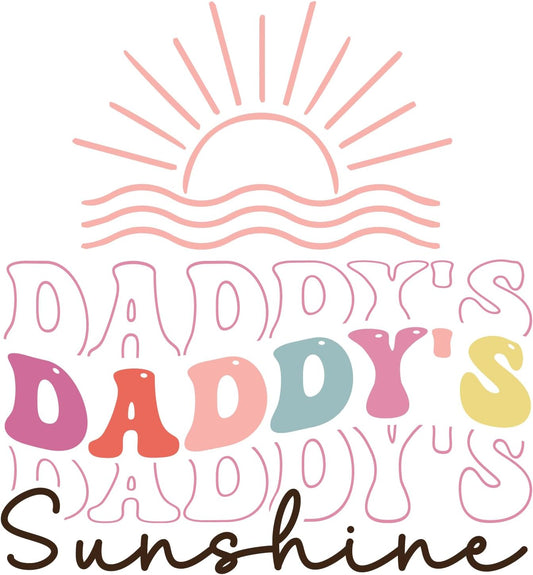 Inspirational Quote Daddy''s Sunshine Motivational Sticker Vinyl Decal Motivation Stickers- 5" Vinyl Sticker Waterproof