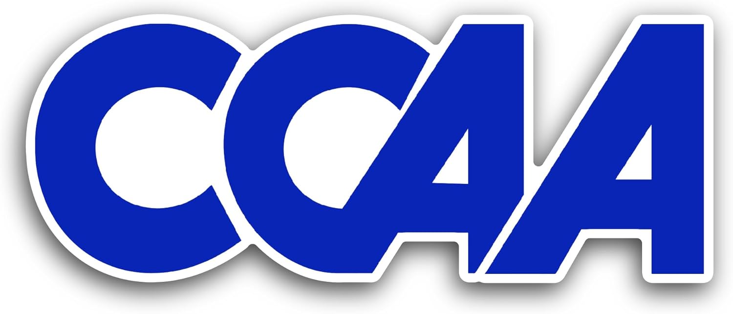 2 (Pieces) 3" and 5" Calif0rnia C0llegiate Athletic Association Sticker, Waterproof Vinyl Decals for Many Purpose Like Cars, Trucks, Laptops, Phones, Windows and More