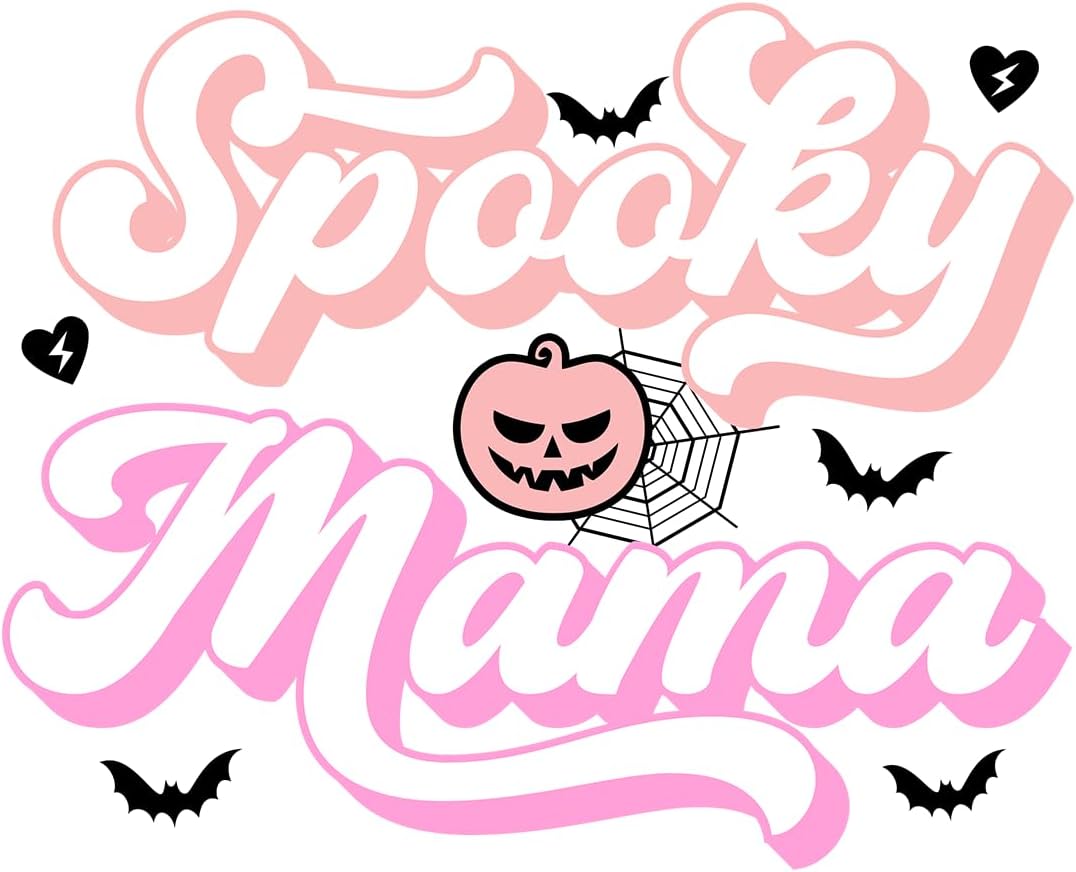 Inspirational Quote Spooky Mama Motivational Sticker Vinyl Decal Motivation Stickers- 5" Vinyl Sticker Waterproof