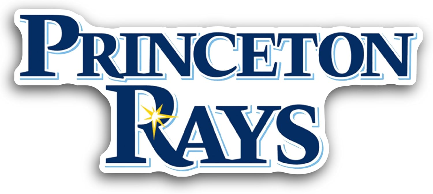 2 (Pieces) 3" and 5" Princet0n Logo Decal Sticker, Waterproof Vinyl Decals for Many Purpose Like Cars, Trucks, Laptops, Phones, Windows and More