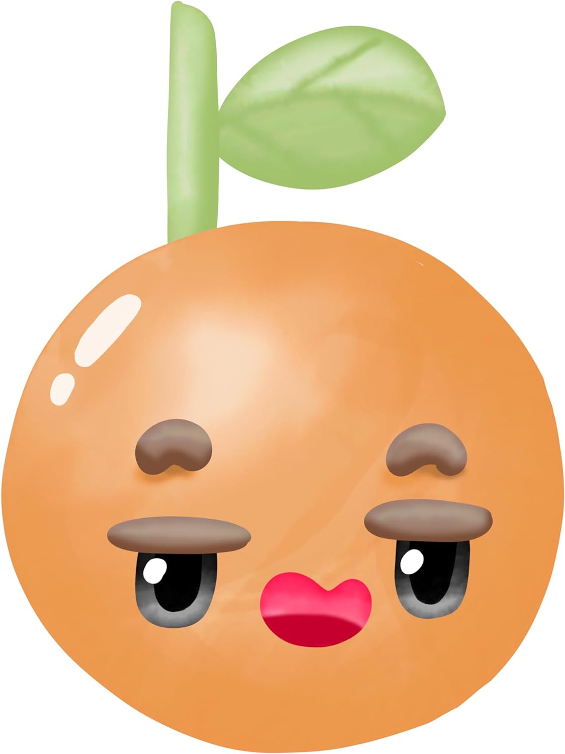 Inspirational Quote Sad Orange Icon Motivational Sticker Vinyl Decal Motivation Stickers- 5" Vinyl Sticker Waterproof