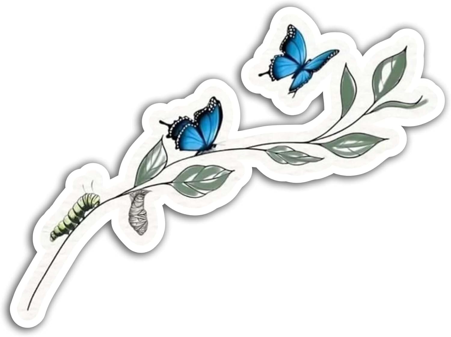 2 (Pieces) 3" and 5" Nothing Stays The Same Sticker, Waterproof Vinyl Decals for Many Purpose Like Cars, Trucks, Laptops, Phones, Windows and More