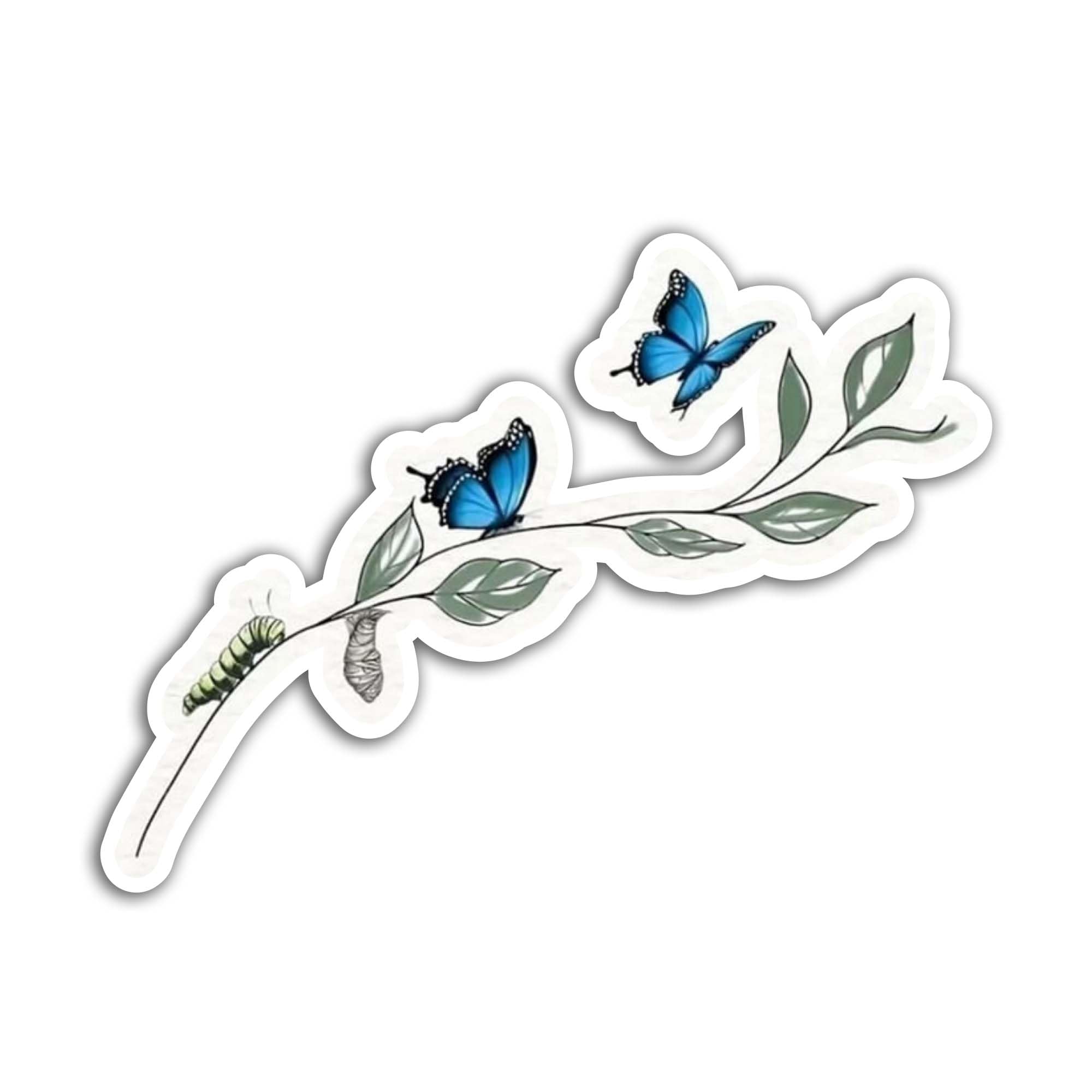 2 (Pieces) 3" and 5" Nothing Stays The Same Sticker, Waterproof Vinyl Decals for Many Purpose Like C