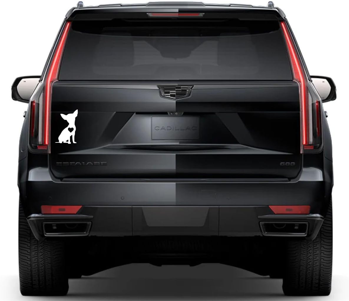 C0rgi Dog Window Vinyl Decal Sticker 6" (White), Waterproof Vinyl Decals for Many Purpose Like Cars, Trucks, Laptops, Phones, Windows and More